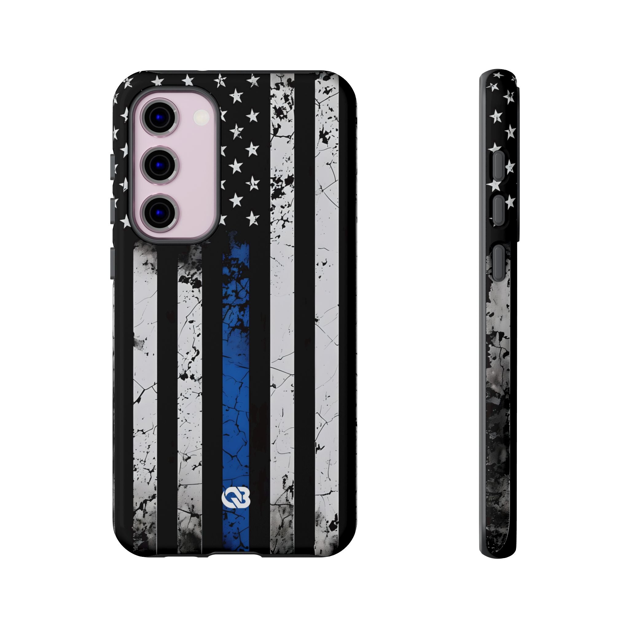 Gritty Cobalt Flag · Tough Handyhülle für Samsung