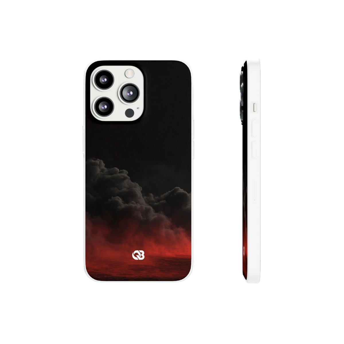 Crimson Fog Void · Lite Phone Case for iPhone · Black