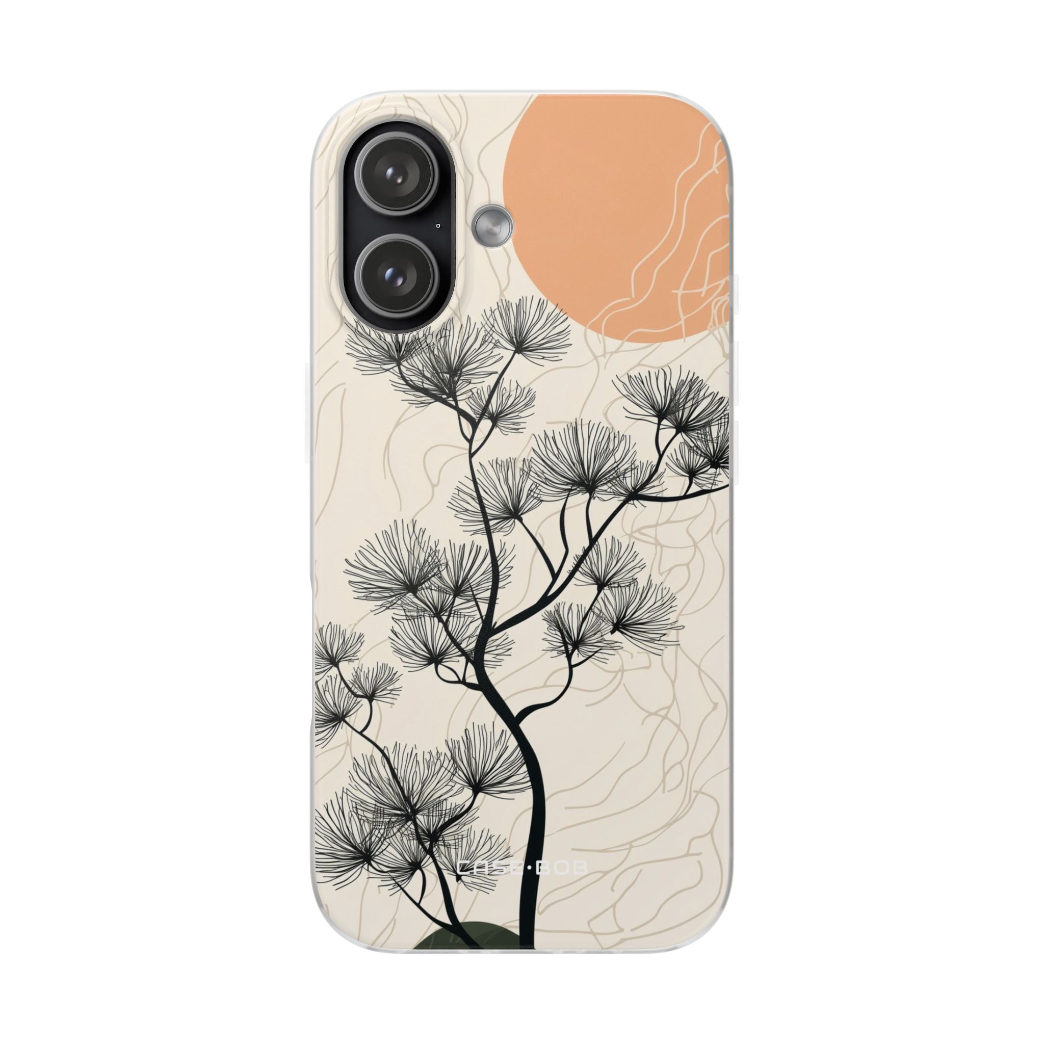 Spiky Tree Sunset iPhone 17 Case - Soft - CASE•BOB