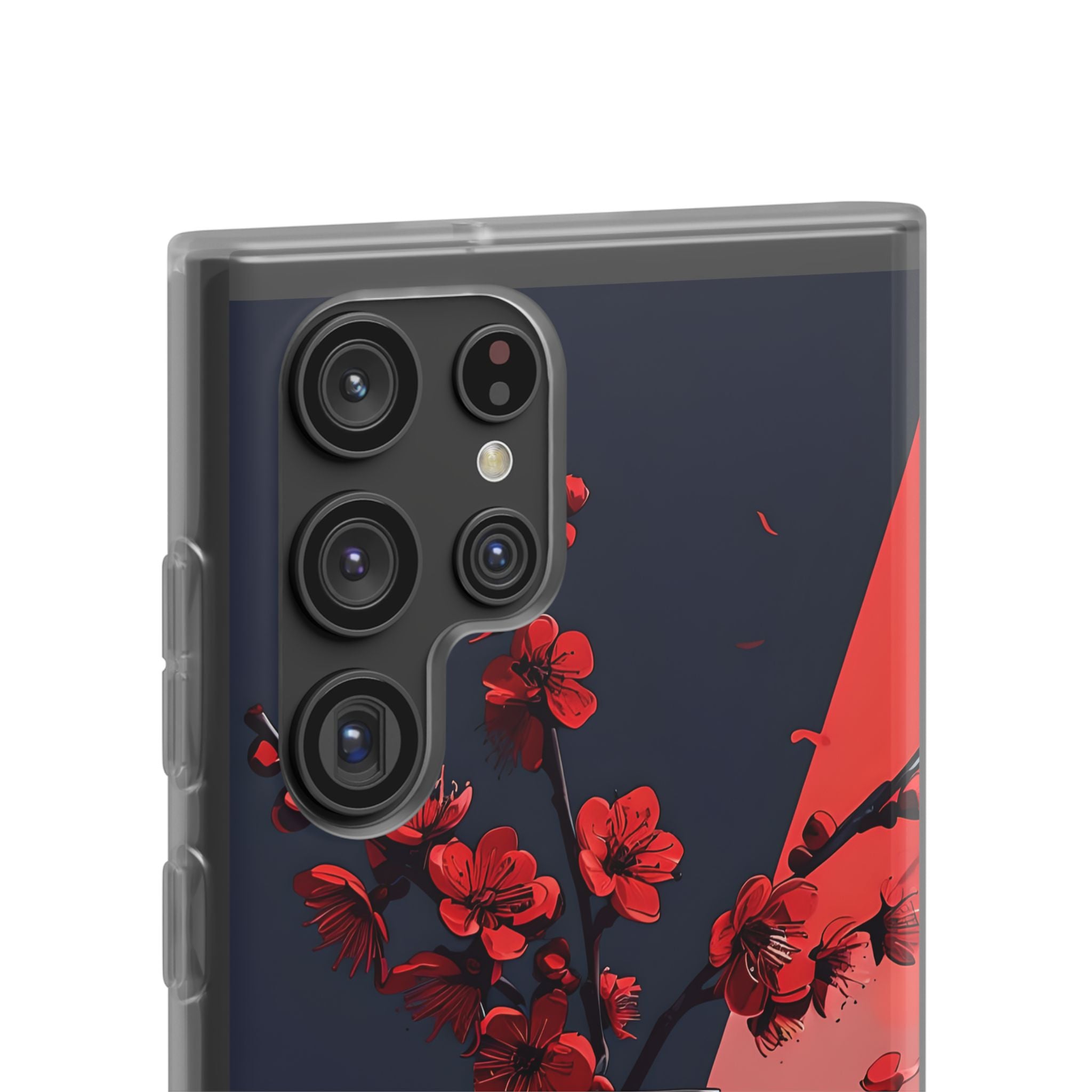 Crimson Blossom Jar · Custodia Soft per Samsung