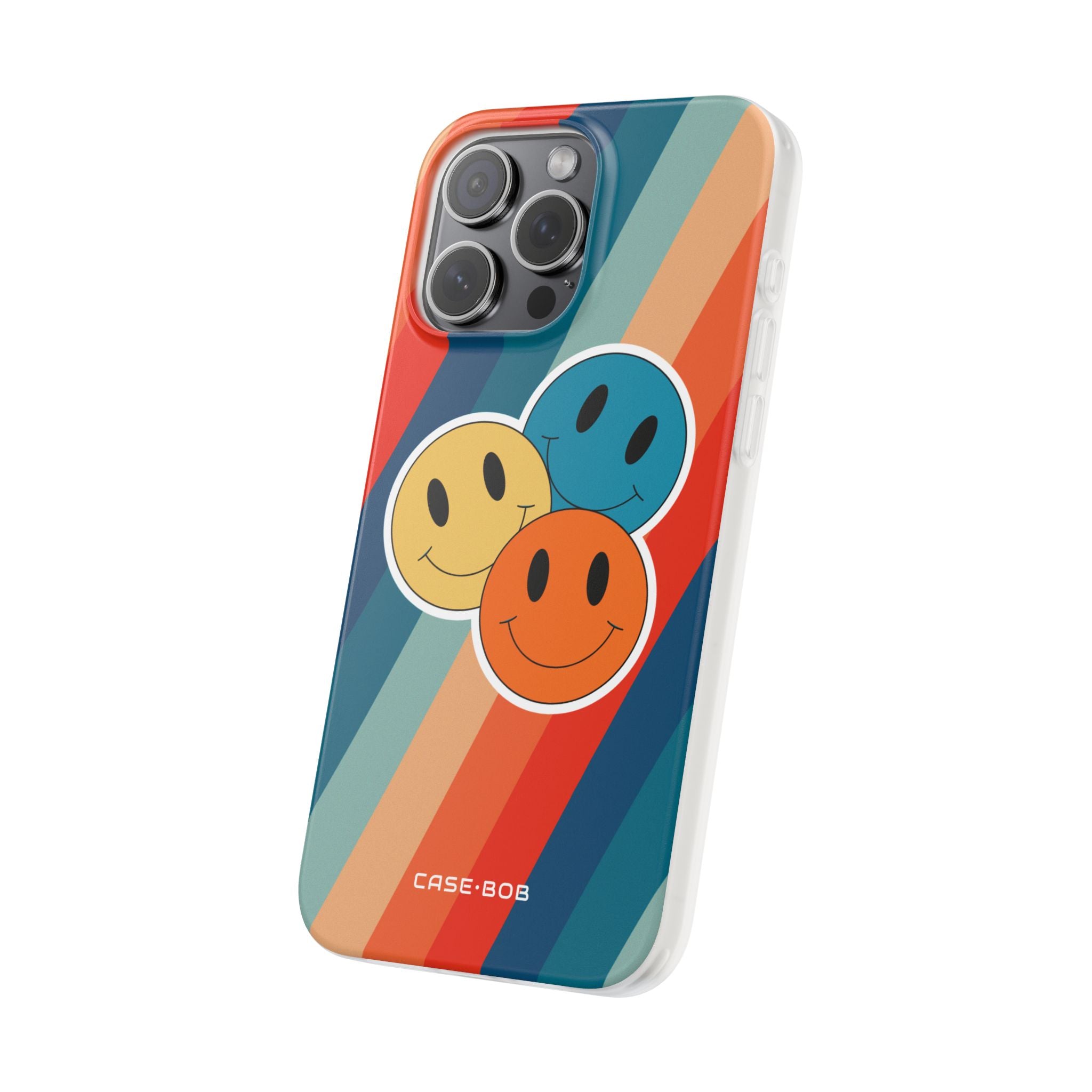Triple Smile Breeze iPhone 15 Pro Max Case - Soft