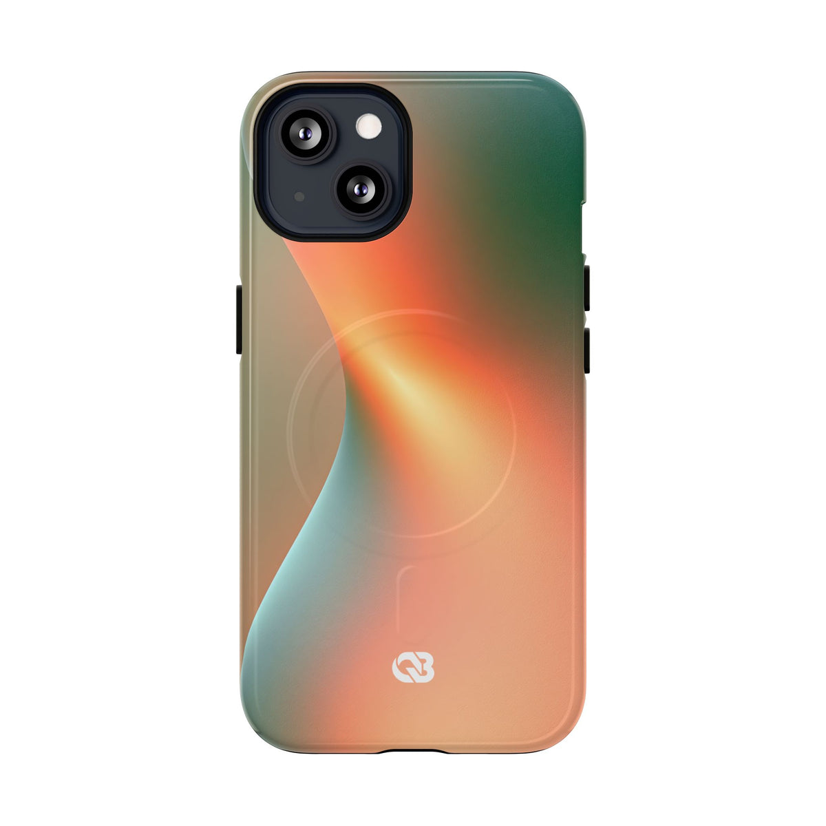 Radiant Contour · Tough 2.0 Magnetic Phone Case for iPhone · Orange