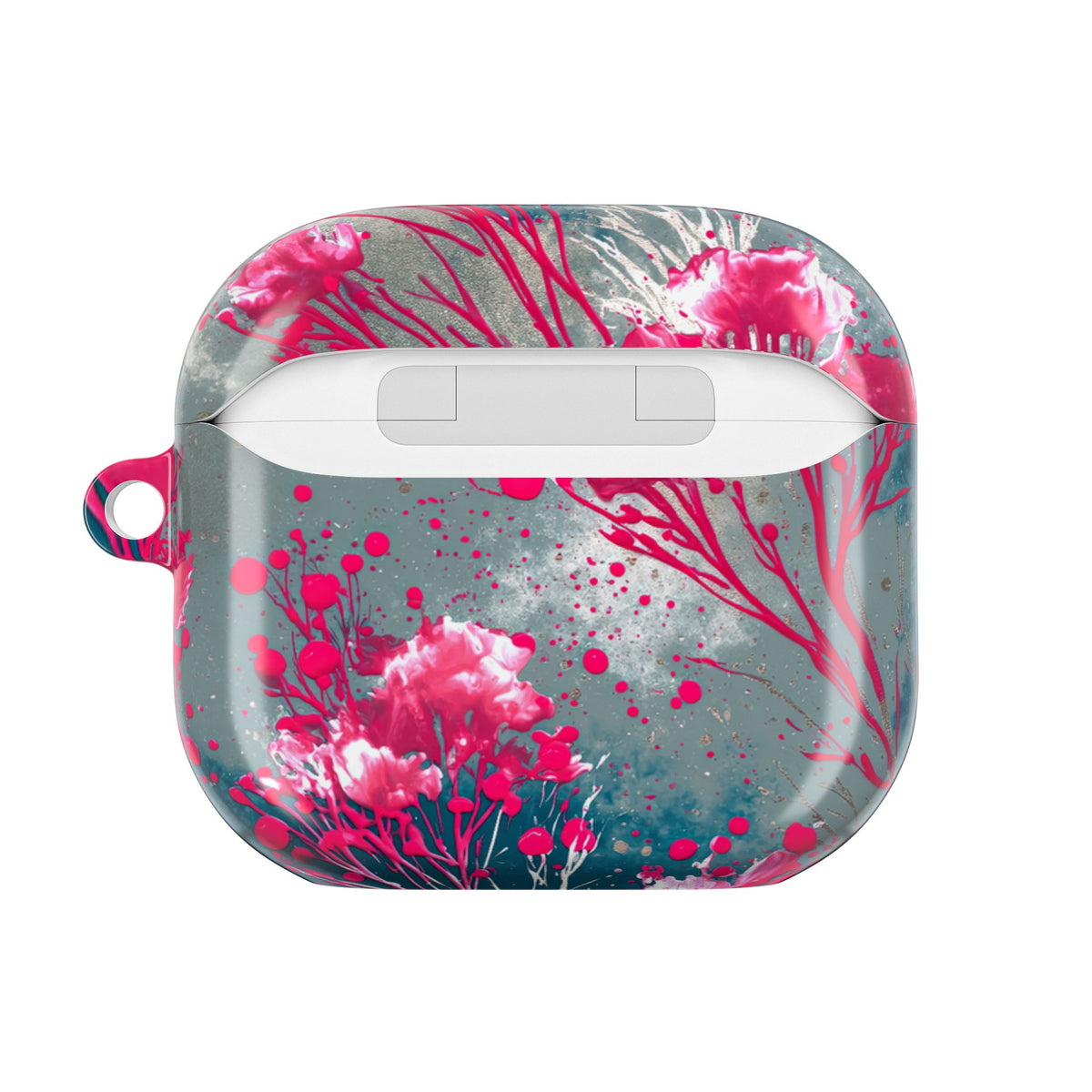 Cyber Blossom · Hard Case for AirPods & AirPods Pro · Teal