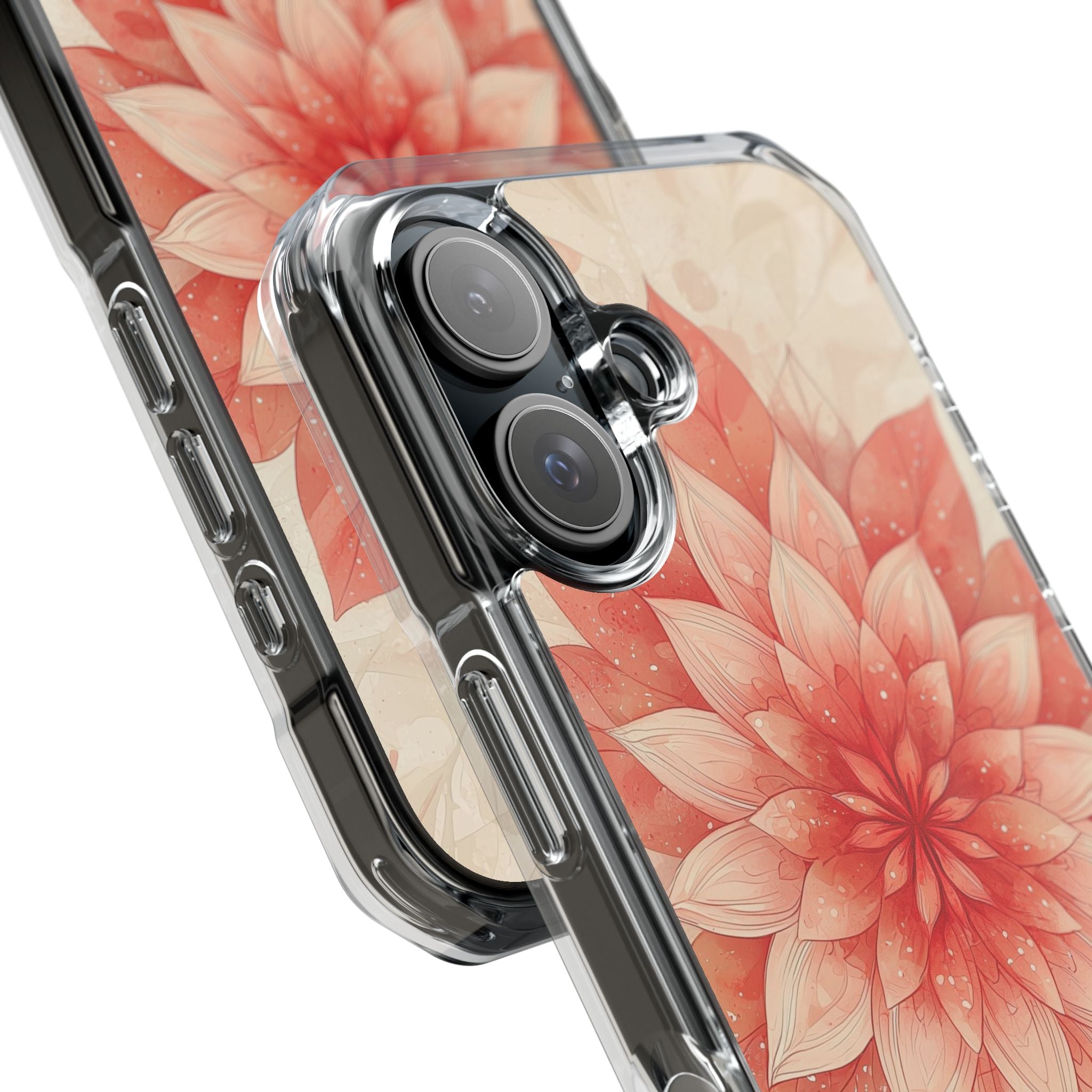Coral Layered Bloom · Impact Phone Case for iPhone · Magsafe