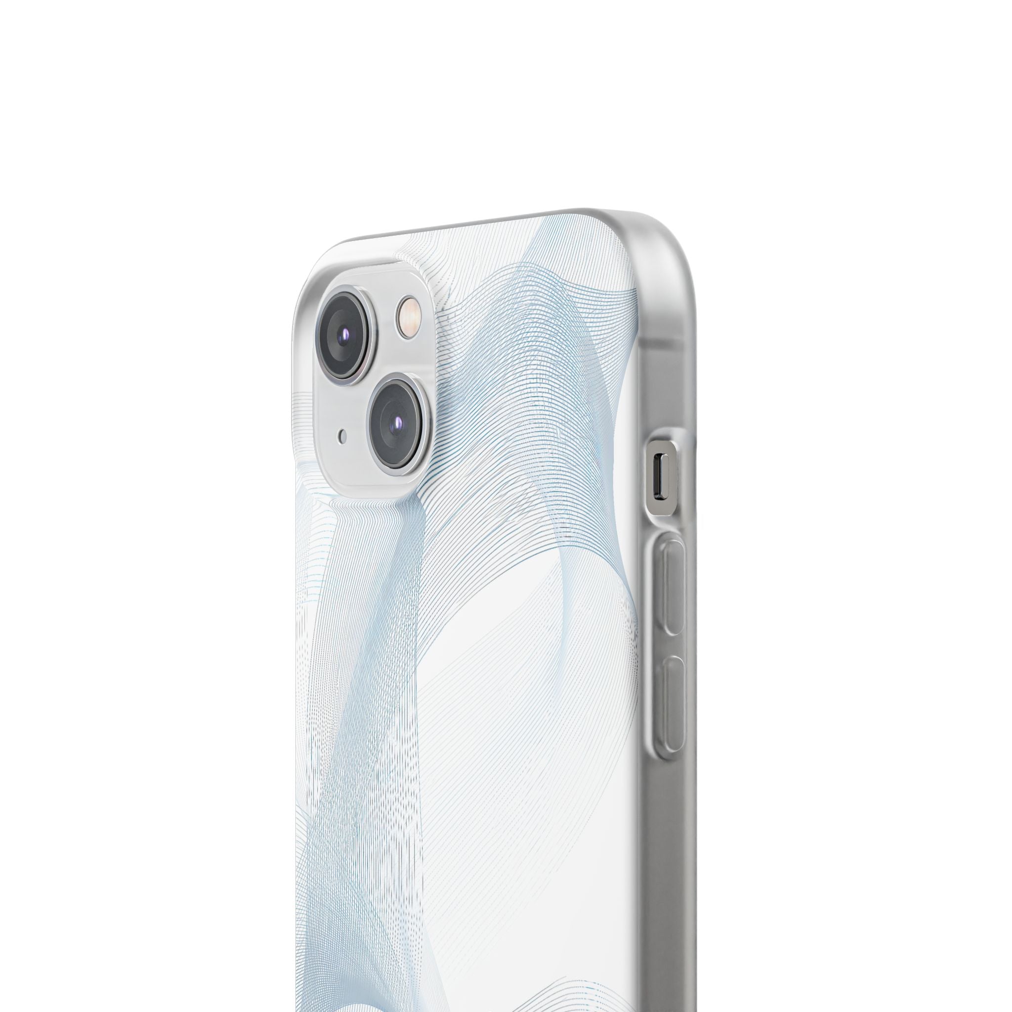 White Lite Phone Case for iPhone - Arctic Line Current