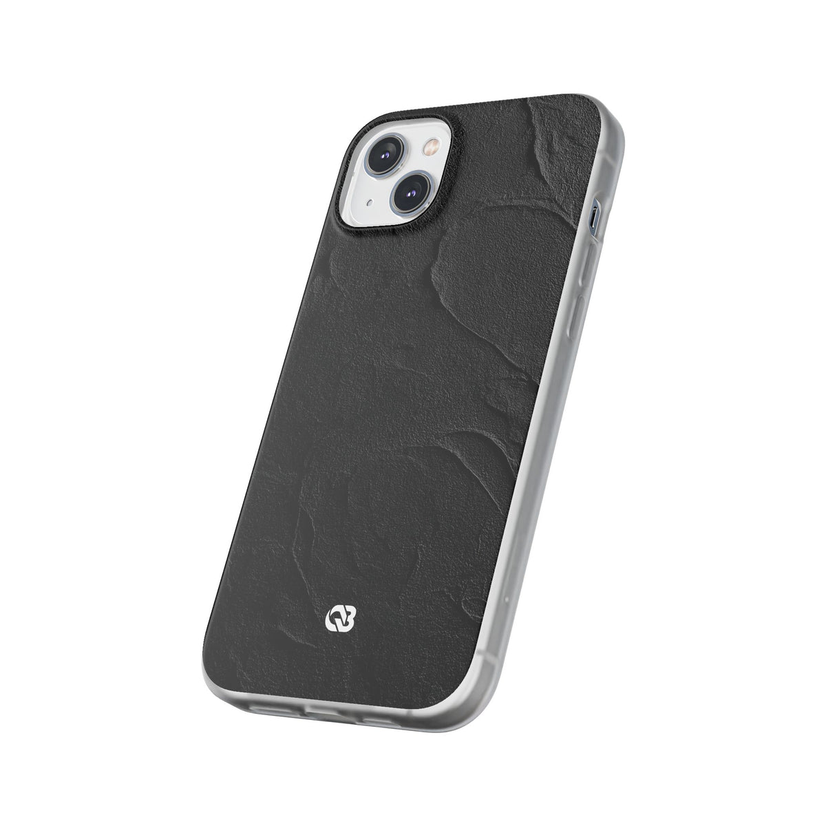 Obsidian Stucco Relief · Lite Phone Case for iPhone · Black
