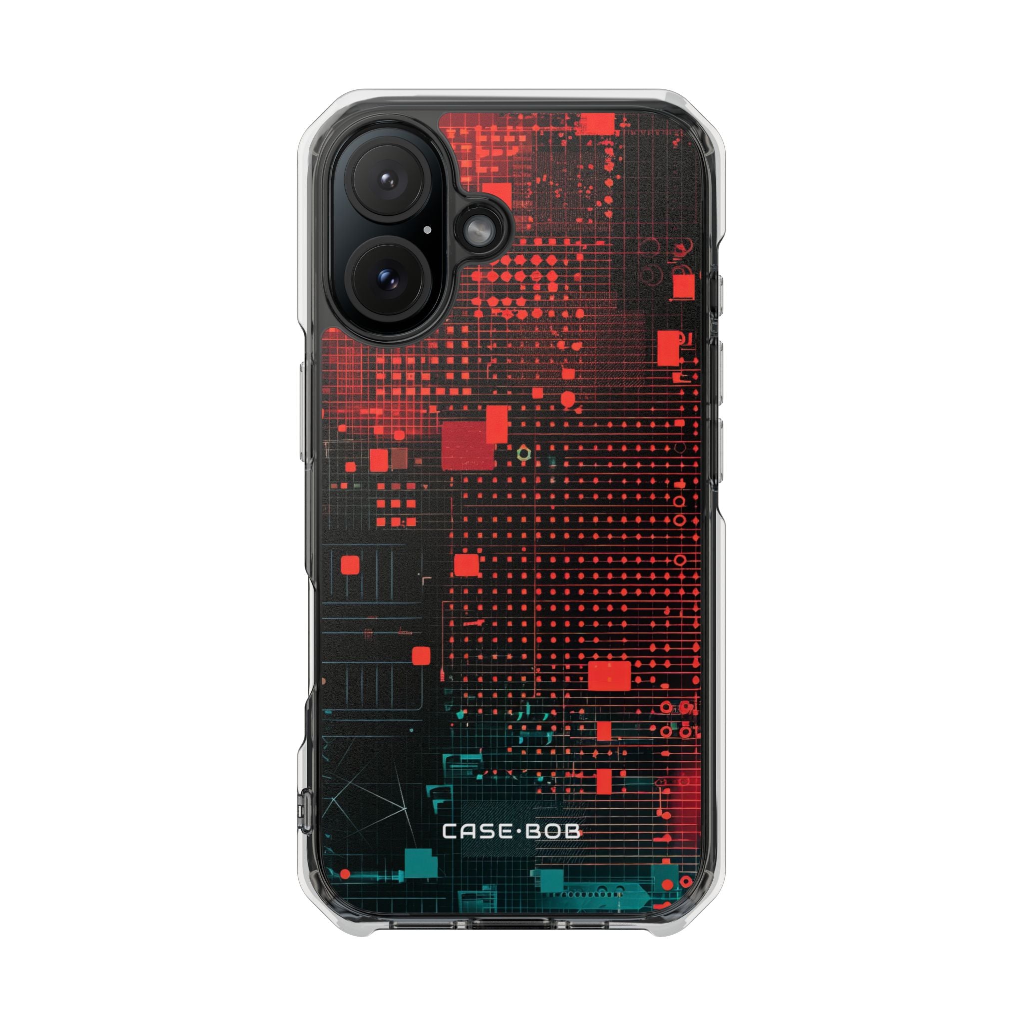 Grid Fusion iPhone 16 Case - Impact - CASE•BOB