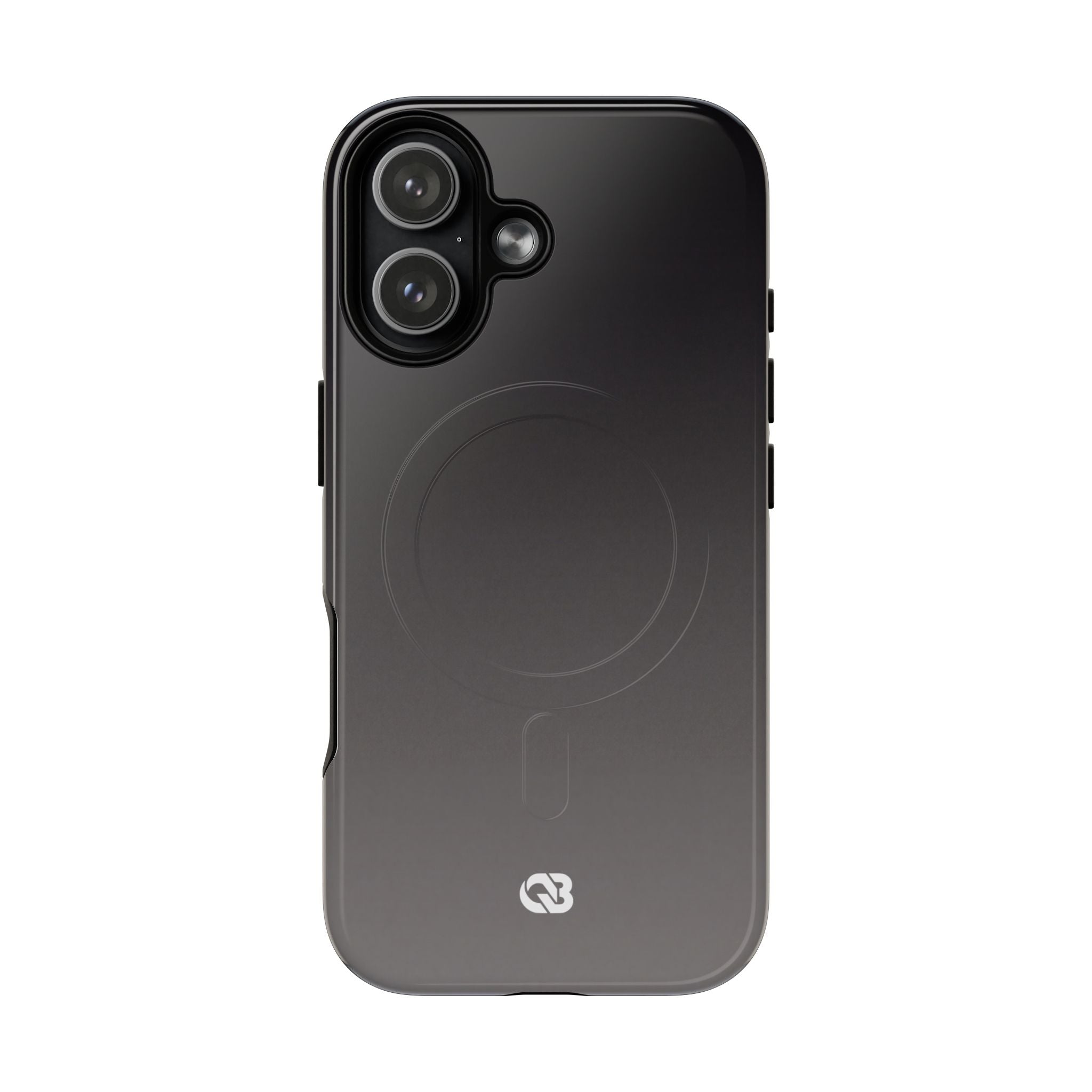 Grey Tough 2.0 Magsafe Phone Case for iPhone - Obsidian Ash Fade
