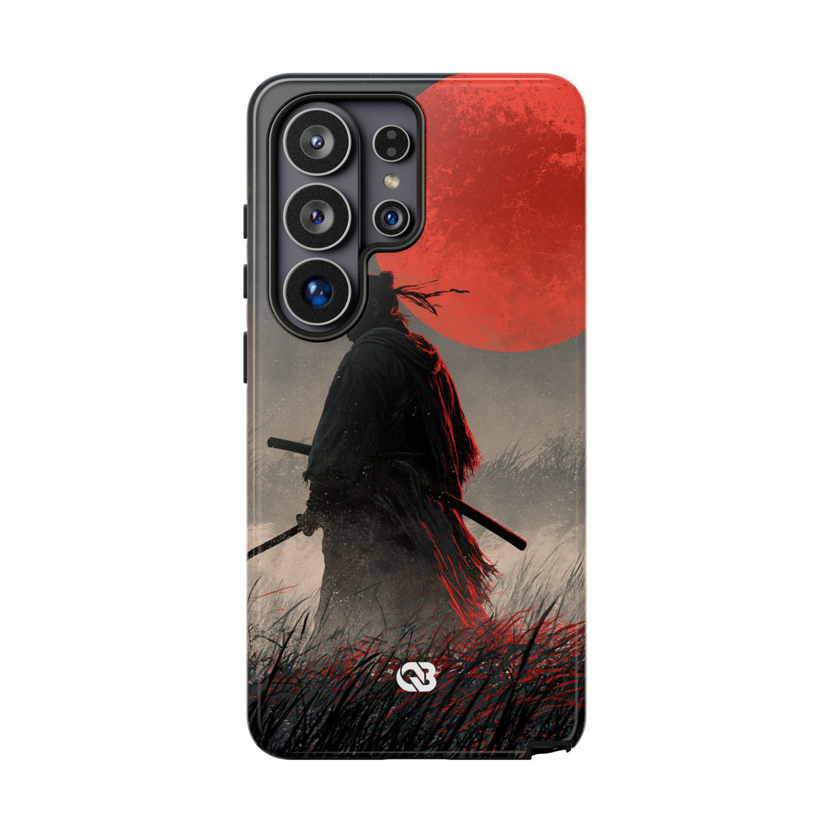 Crimson Moon Ronin · Tough Phone Case for Samsung · Black