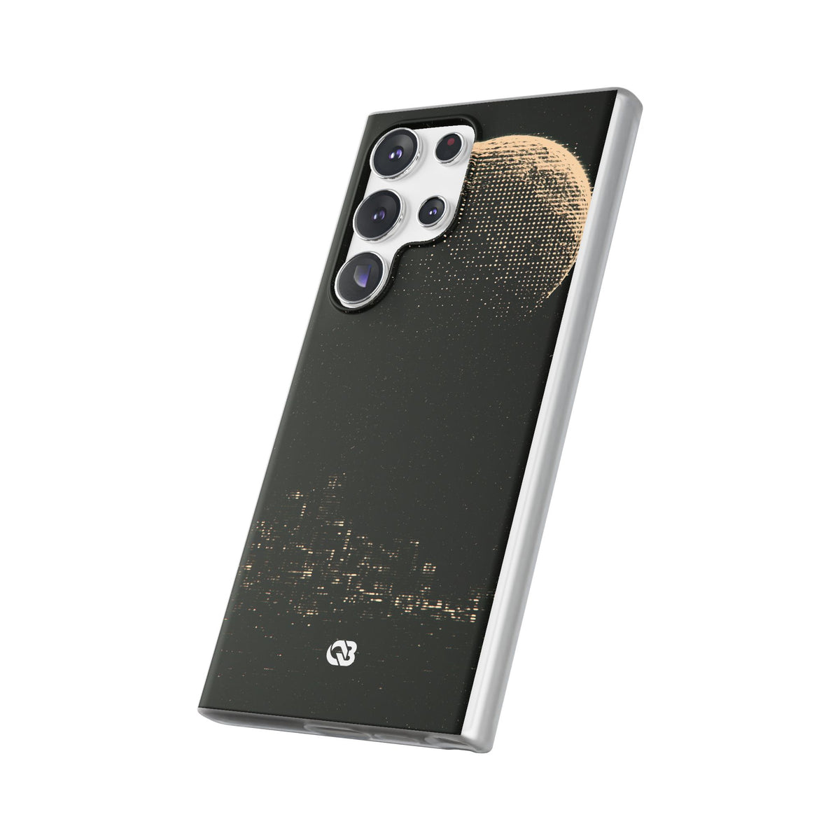 Lunar Metropolis Nocturne · Lite Phone Case for Samsung · Black