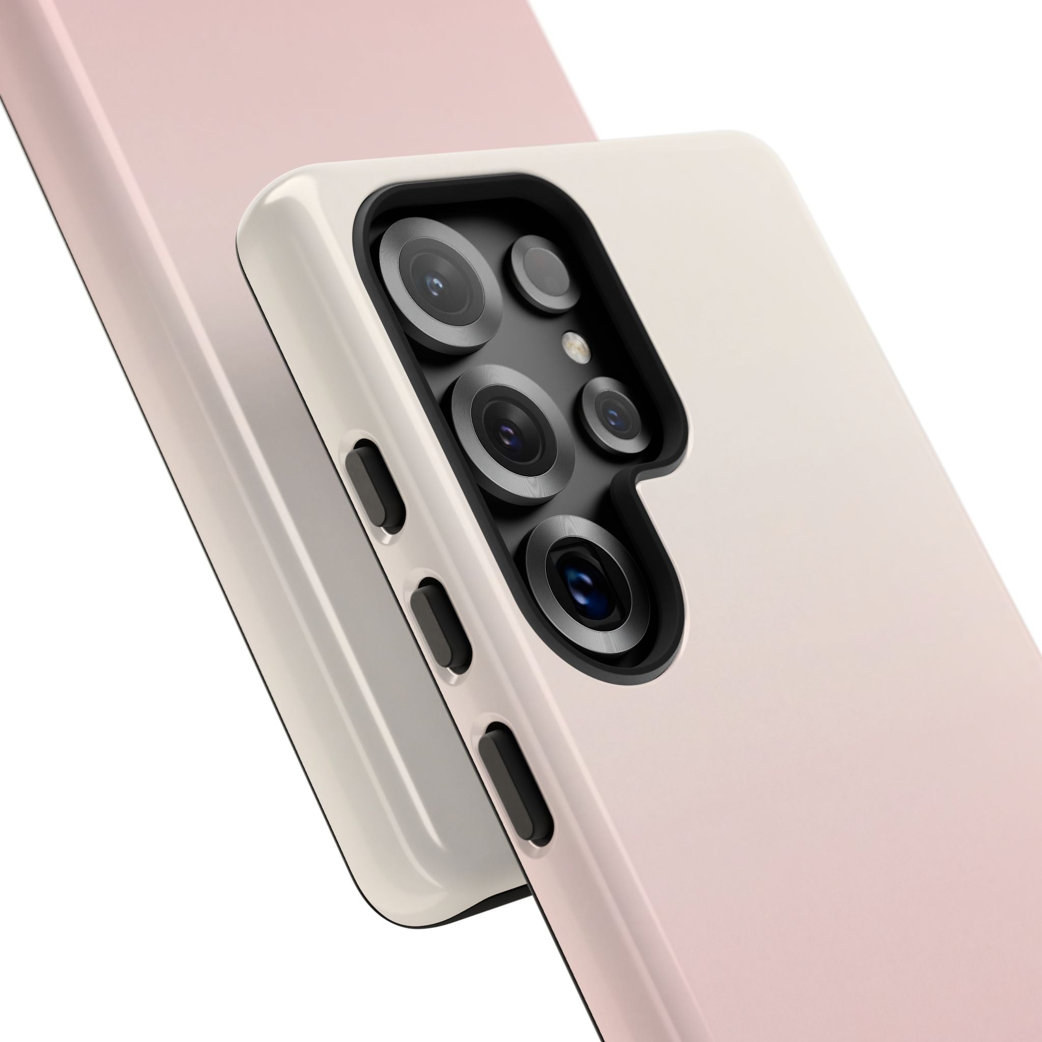 Pink Tough Phone Case for Samsung - Frosted Blush Horizon