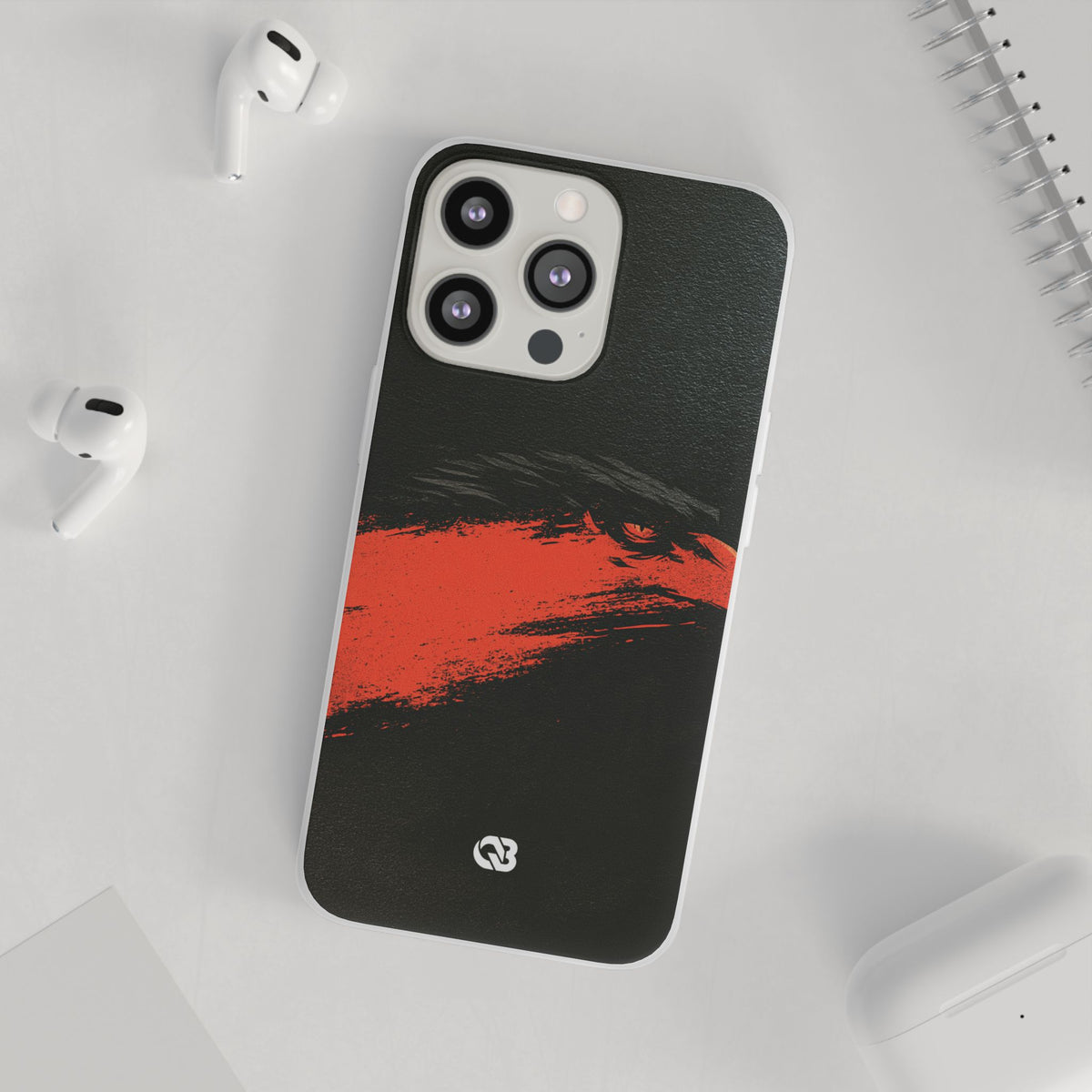 Crimson Raptor Noir · Lite Phone Case for iPhone · Black