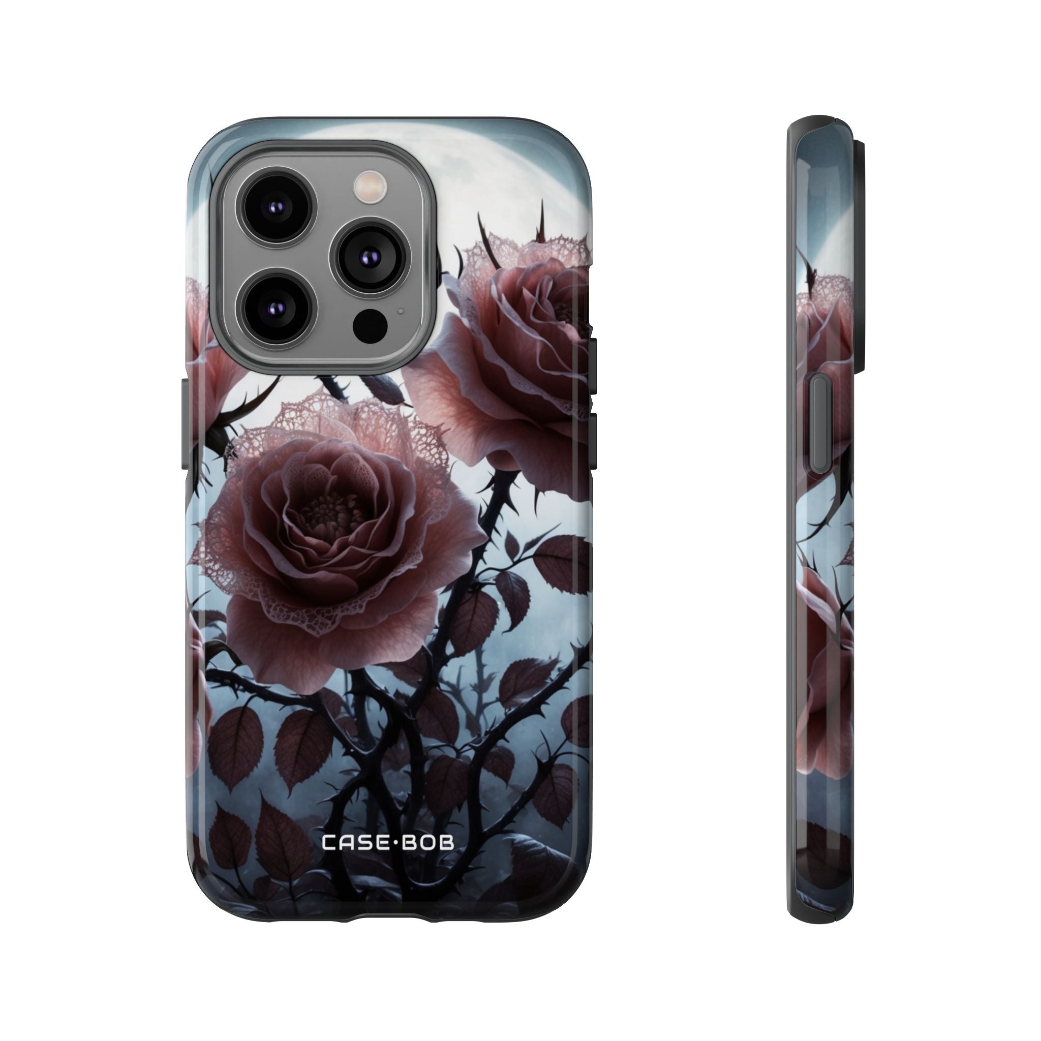 Luminous Rose Thorns iPhone 14 Pro Skal - Tough