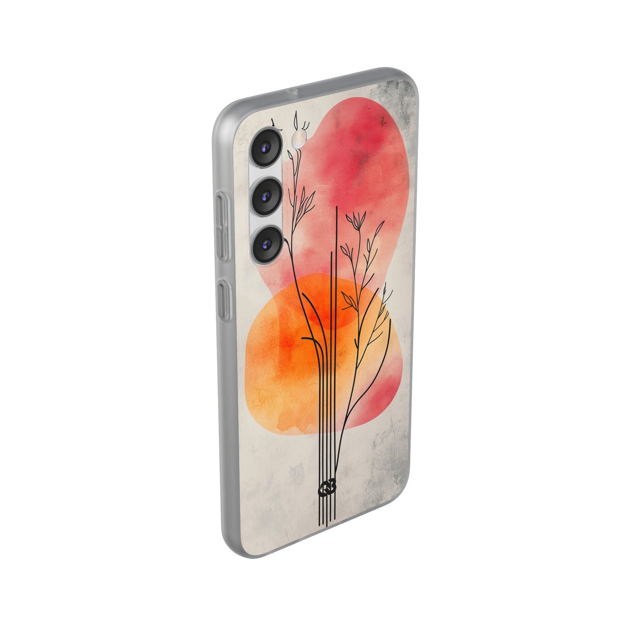 Crimson Bloom Lineage · Soft Phone Case for Samsung
