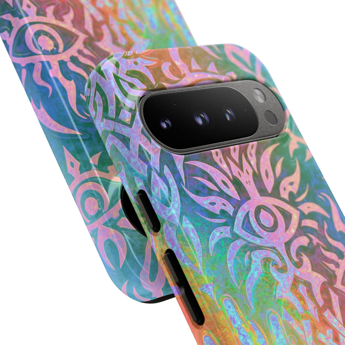 Chromatic Mystic Sigil · Tough Phone Case for Pixel · Blue