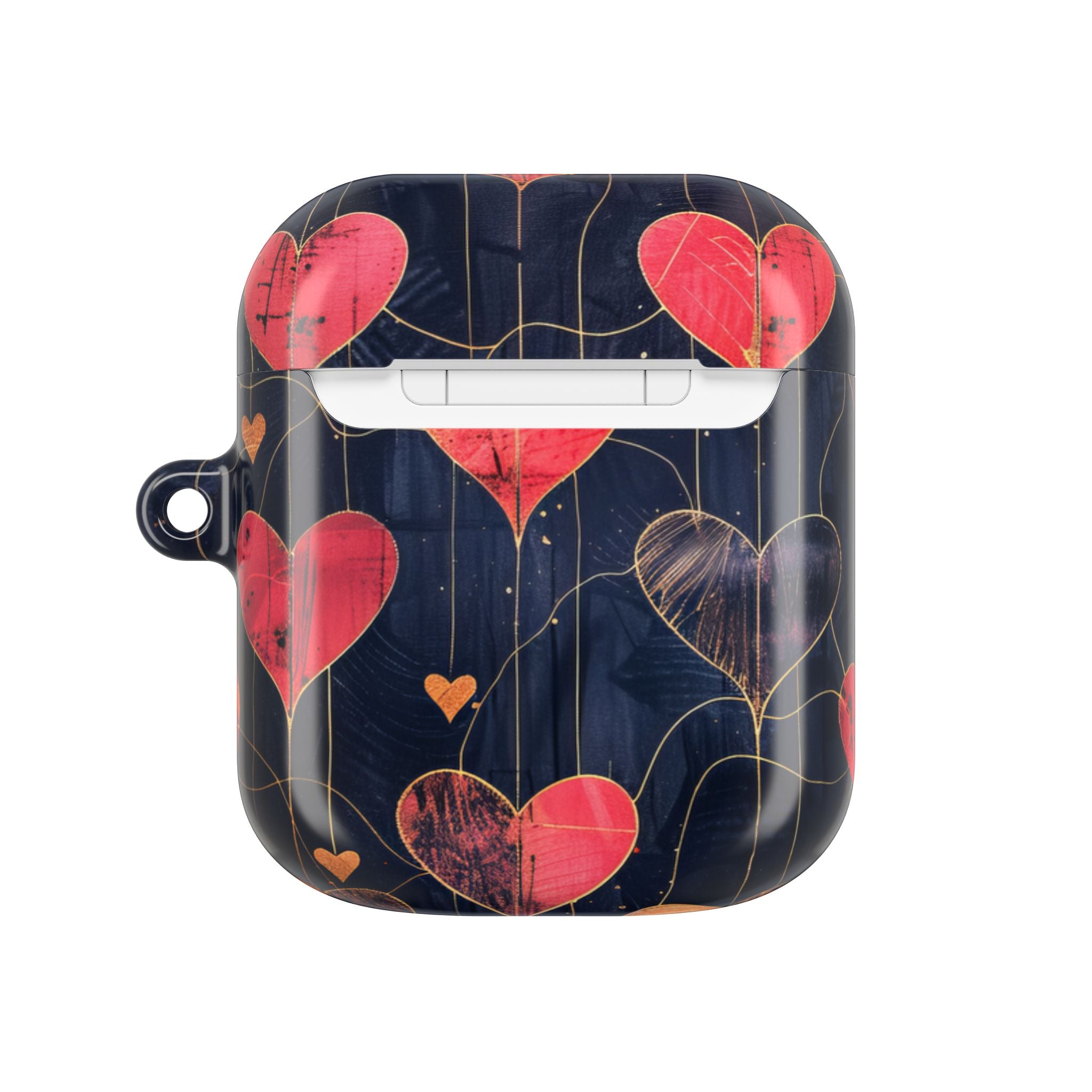 Textured Heart Grid - AirPods Case