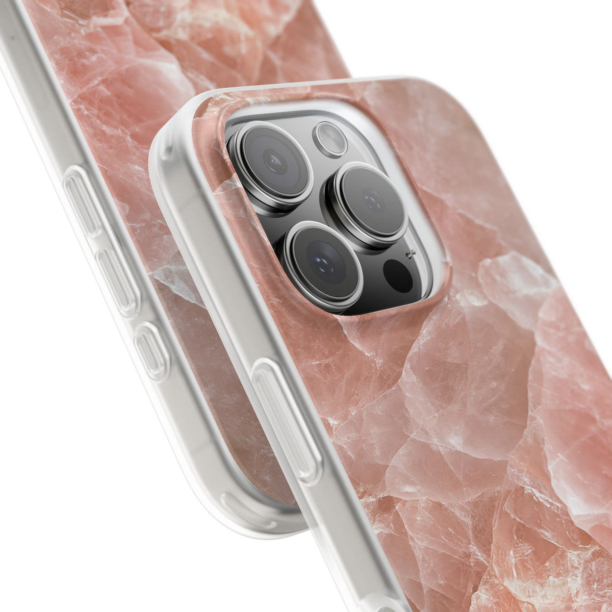 Rose Quartz Facet · Lite Phone Case for iPhone · Pink