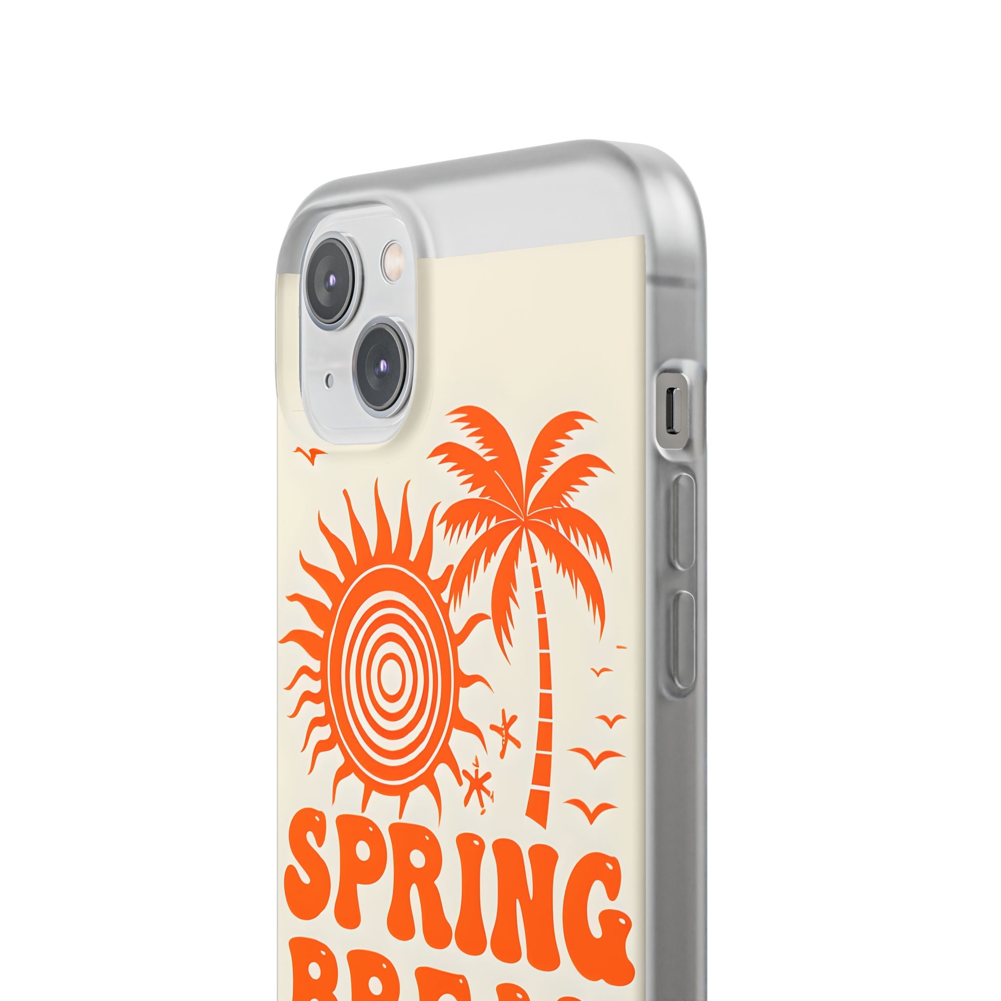 Retro Orange Tide · Soft Hoesje voor iPhone