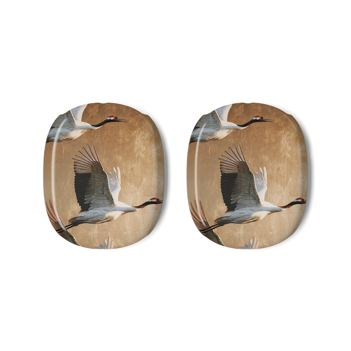 Golden Crane Flight · Hard Case for AirPods Max · Gold