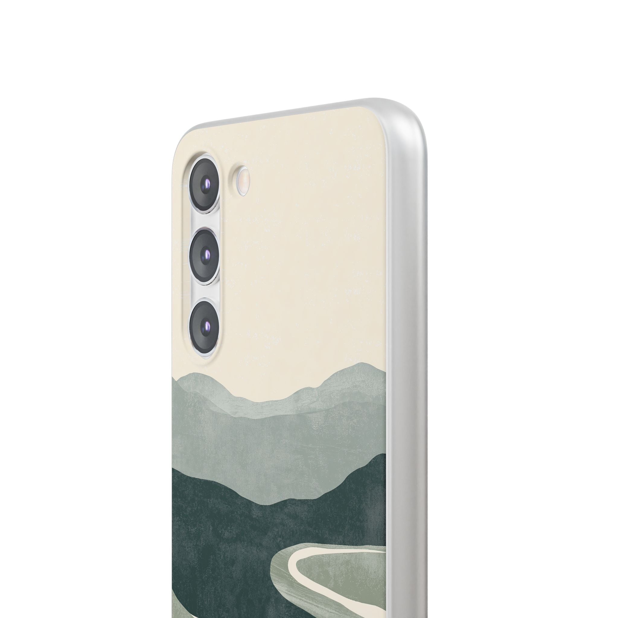 Green Lite Phone Case for Samsung - Misty Sage Valley