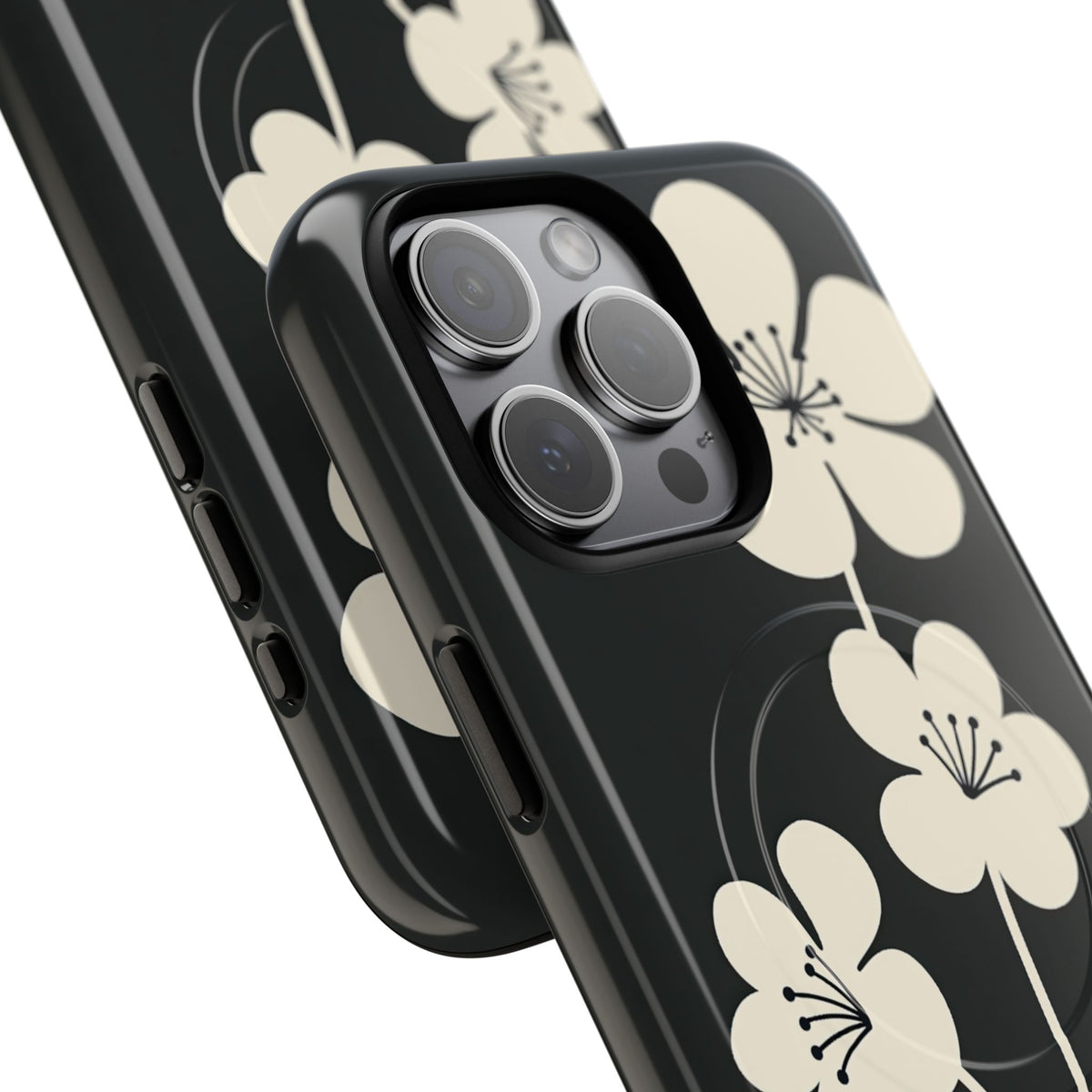 Nordic Blossom · Tough 2.0 Magnetic Phone Case for iPhone · Black