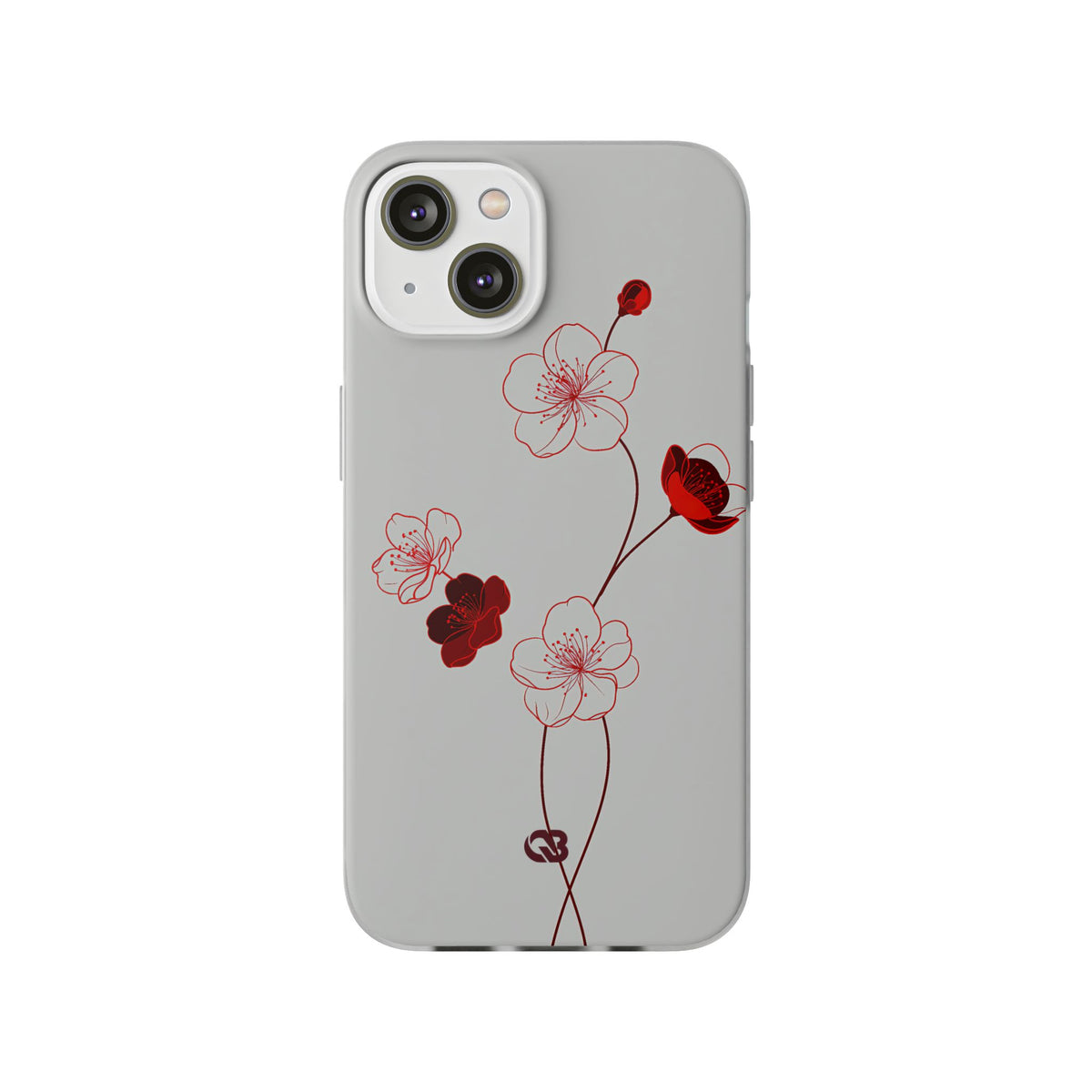 Crimson Sakura Blossom · Lite Phone Case for iPhone · Red