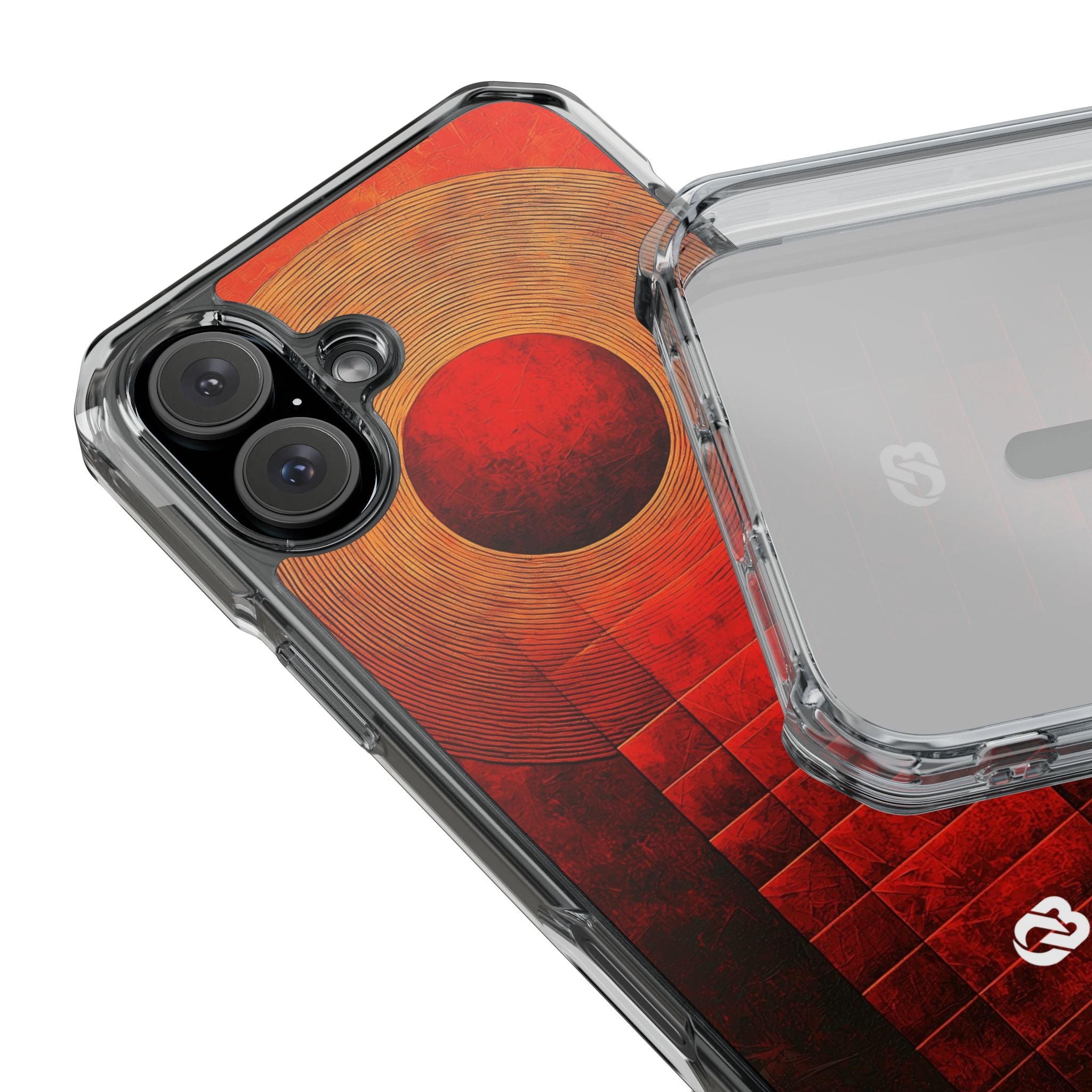 Crimson Solar Halo · Impact Phone Case for iPhone · Magsafe