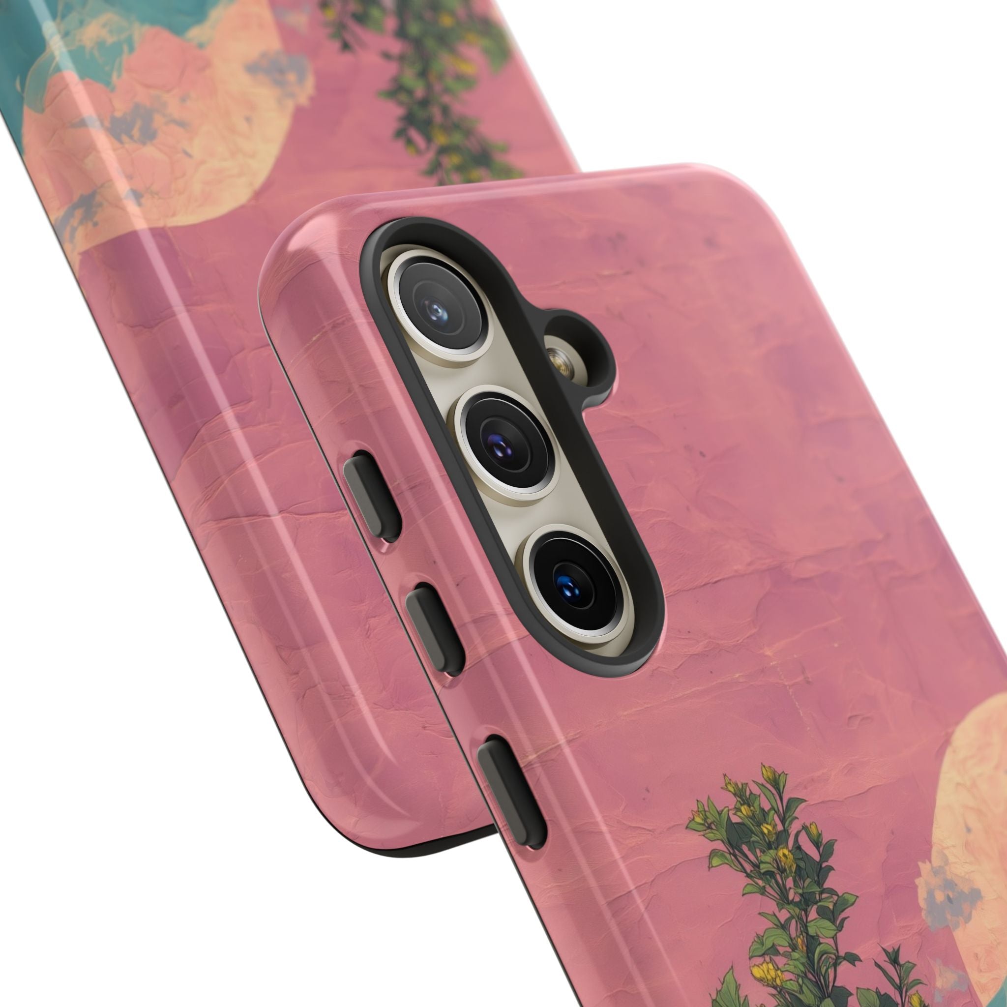 Lunare Pastellblüte · Tough Handyhülle für Samsung