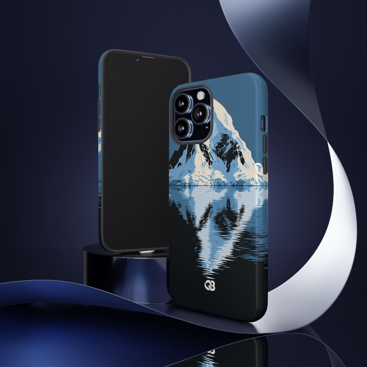 Glacial Horizon · Tough Phone Case for iPhone · Blue