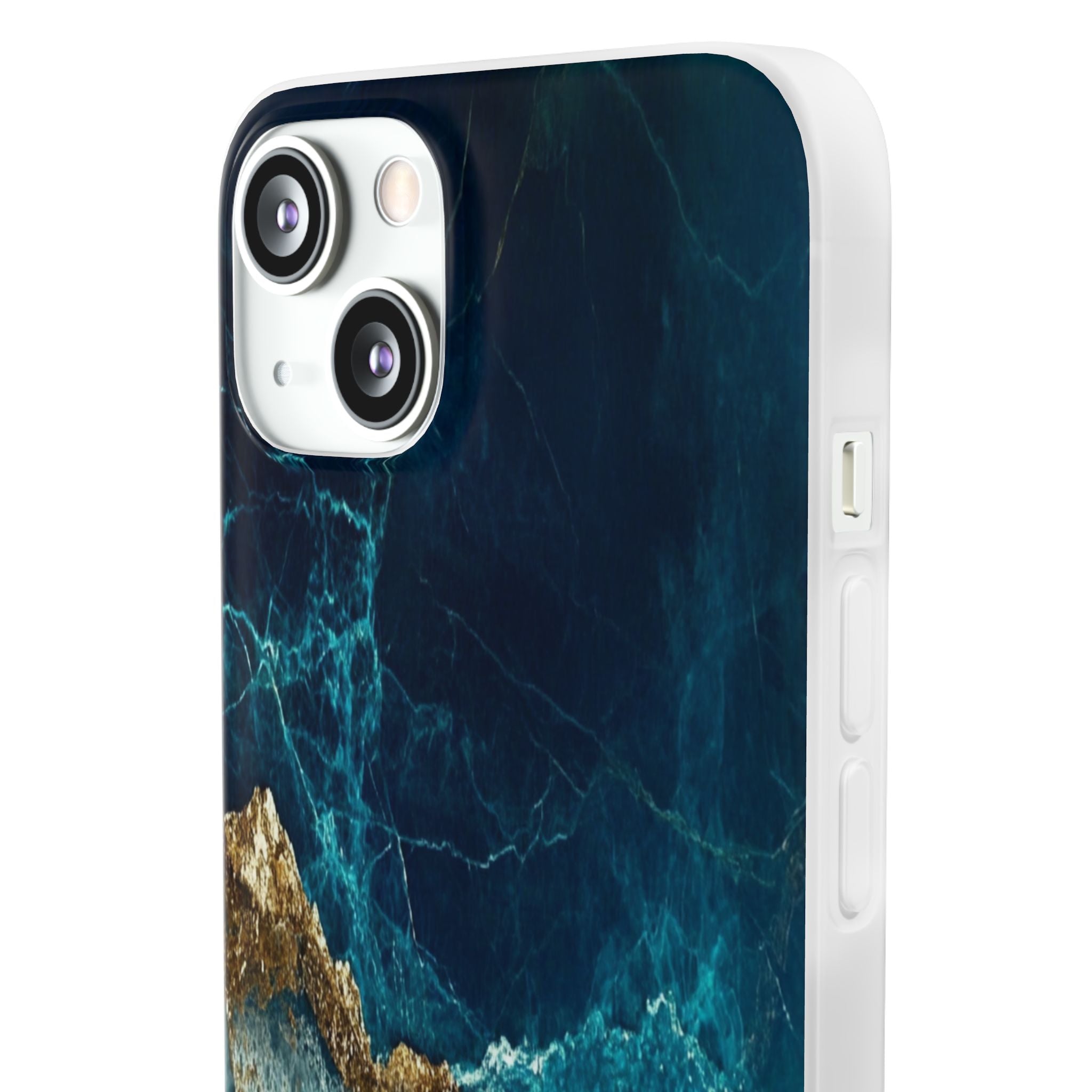 Jagged Gold Split iPhone 13 - Soft