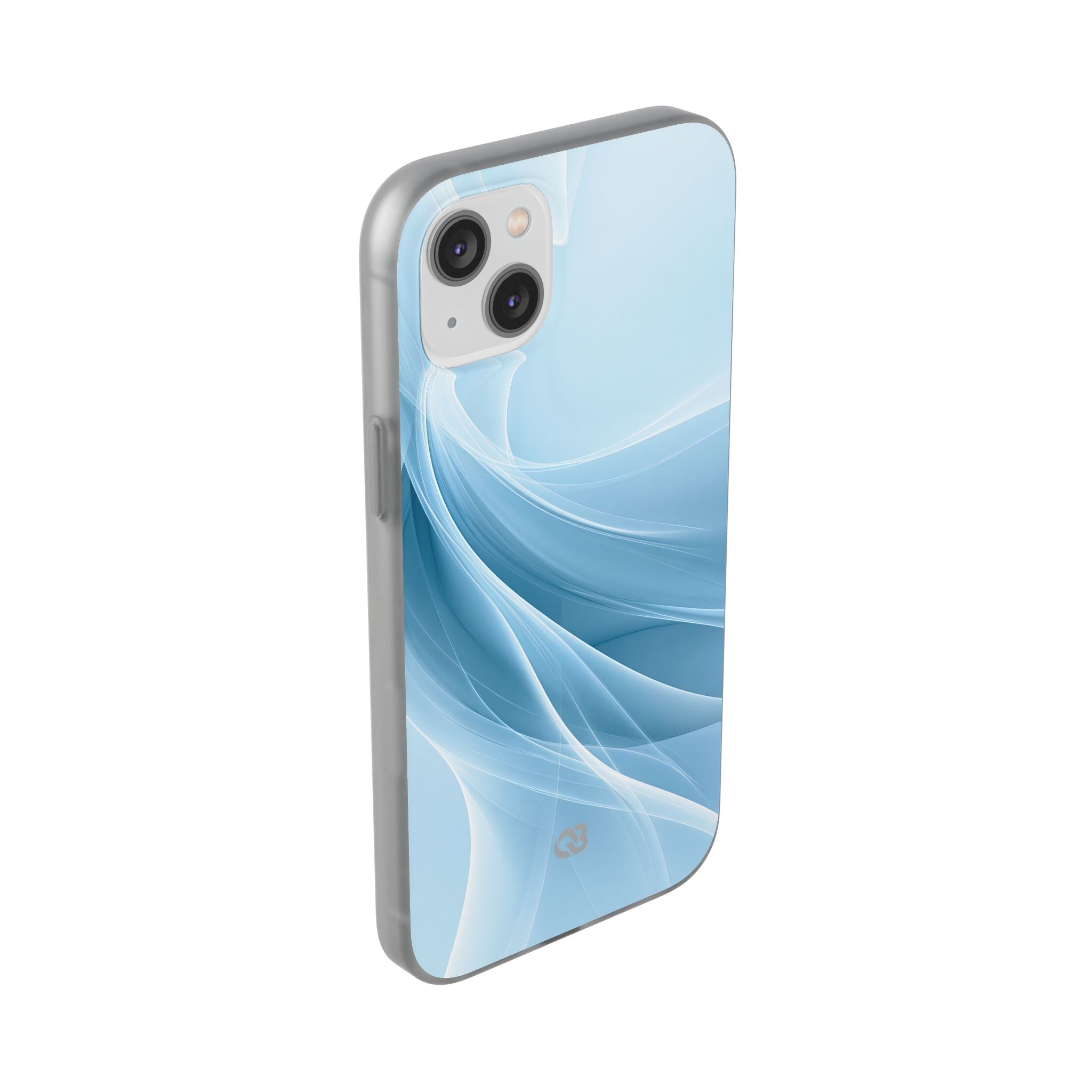 Blue Lite Phone Case for iPhone - Arctic Silk Drift
