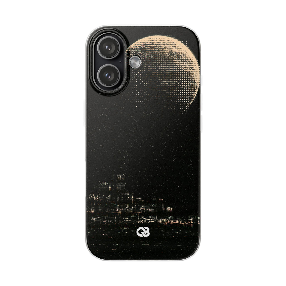 Lunar Metropolis Nocturne · Lite Phone Case for iPhone · Black