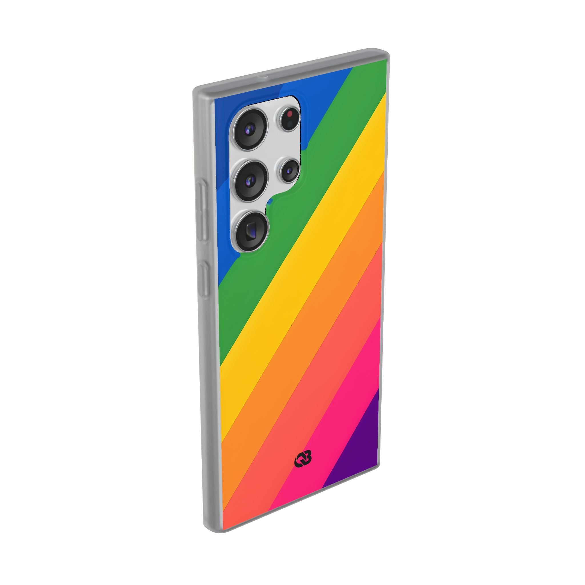 Vibrant Spectrum Slope · Soft Phone Case for Samsung