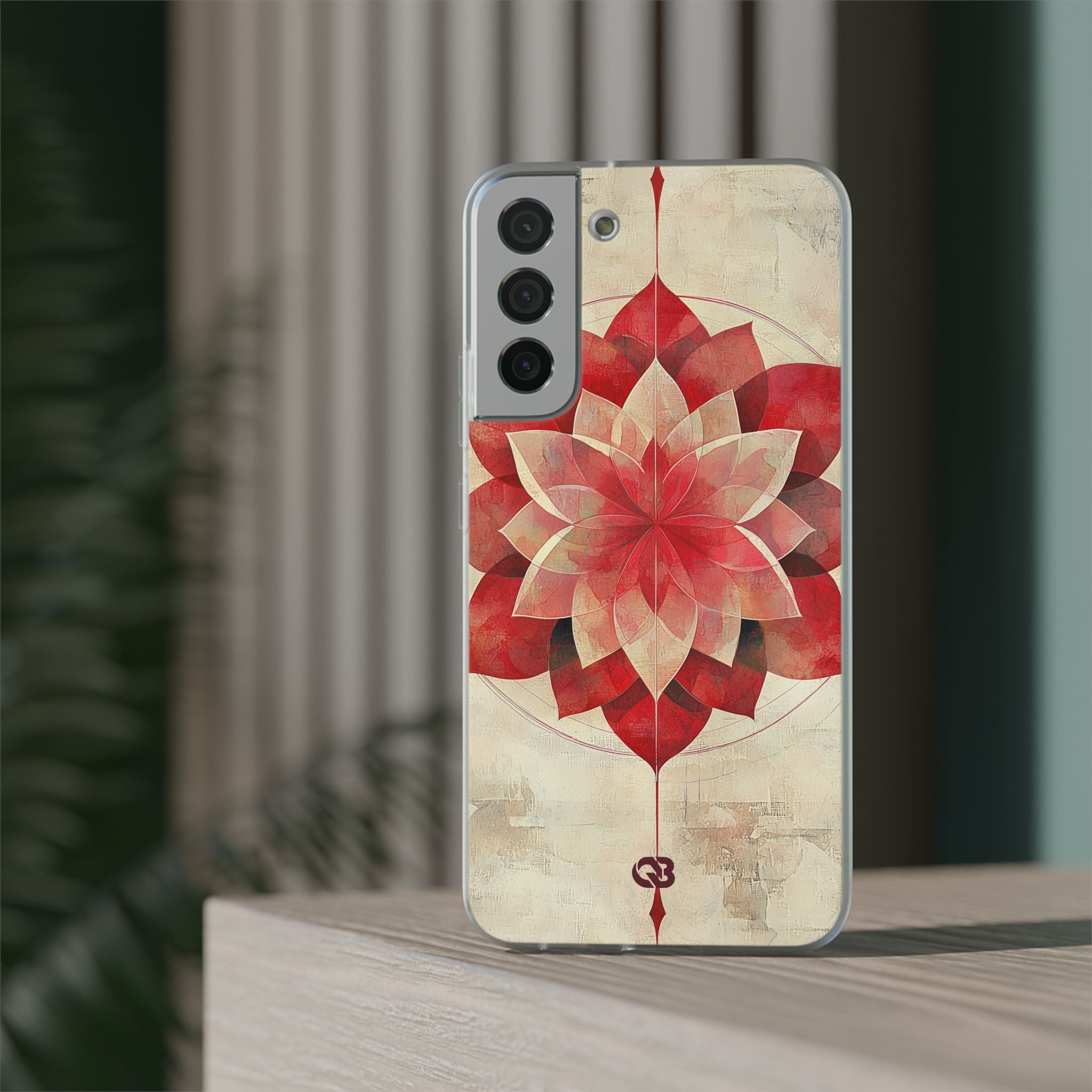 Crimson Petal Peak · Soft Phone Case for Samsung