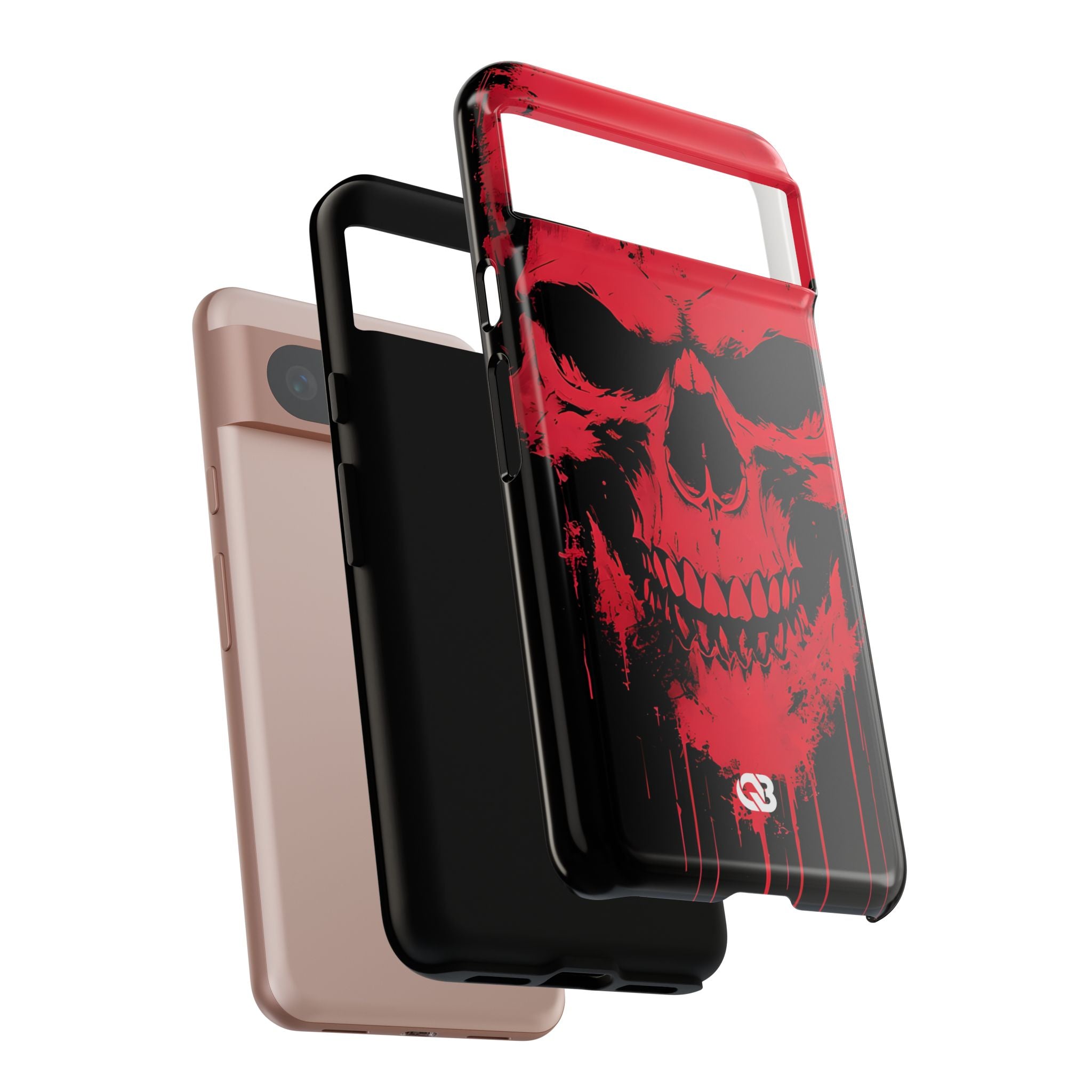 Crimson Street Skull · Tough Phone Case for Google Pixel