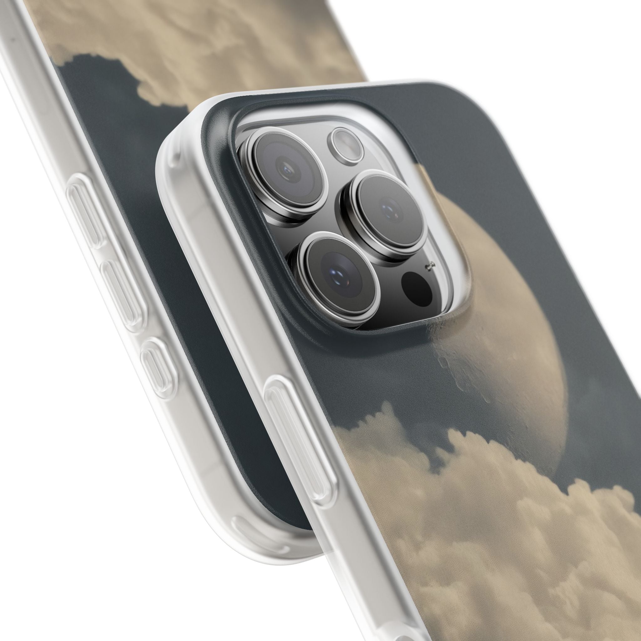 Midnight Brew Moon · Soft Mobilskal för iPhone