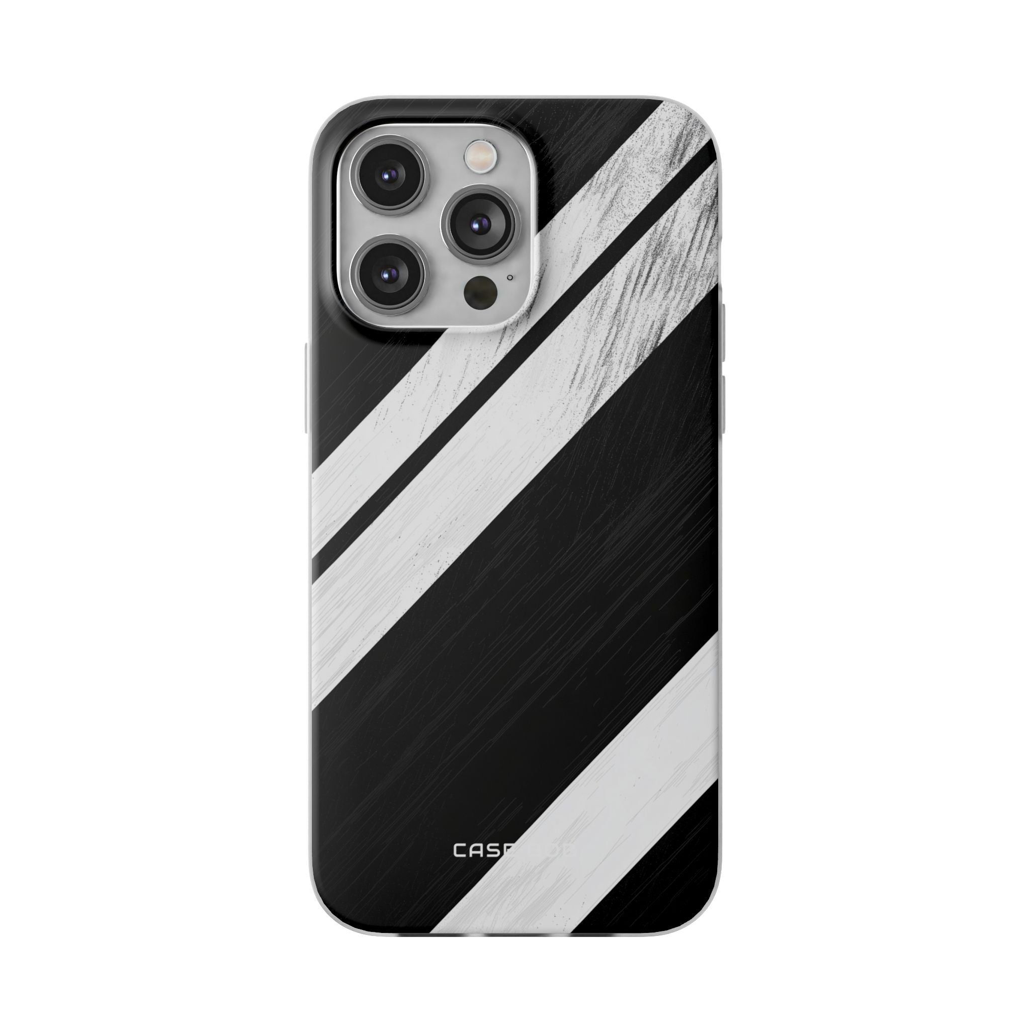 Distressed Stripe Motion iPhone 14 Pro Max Case - Soft