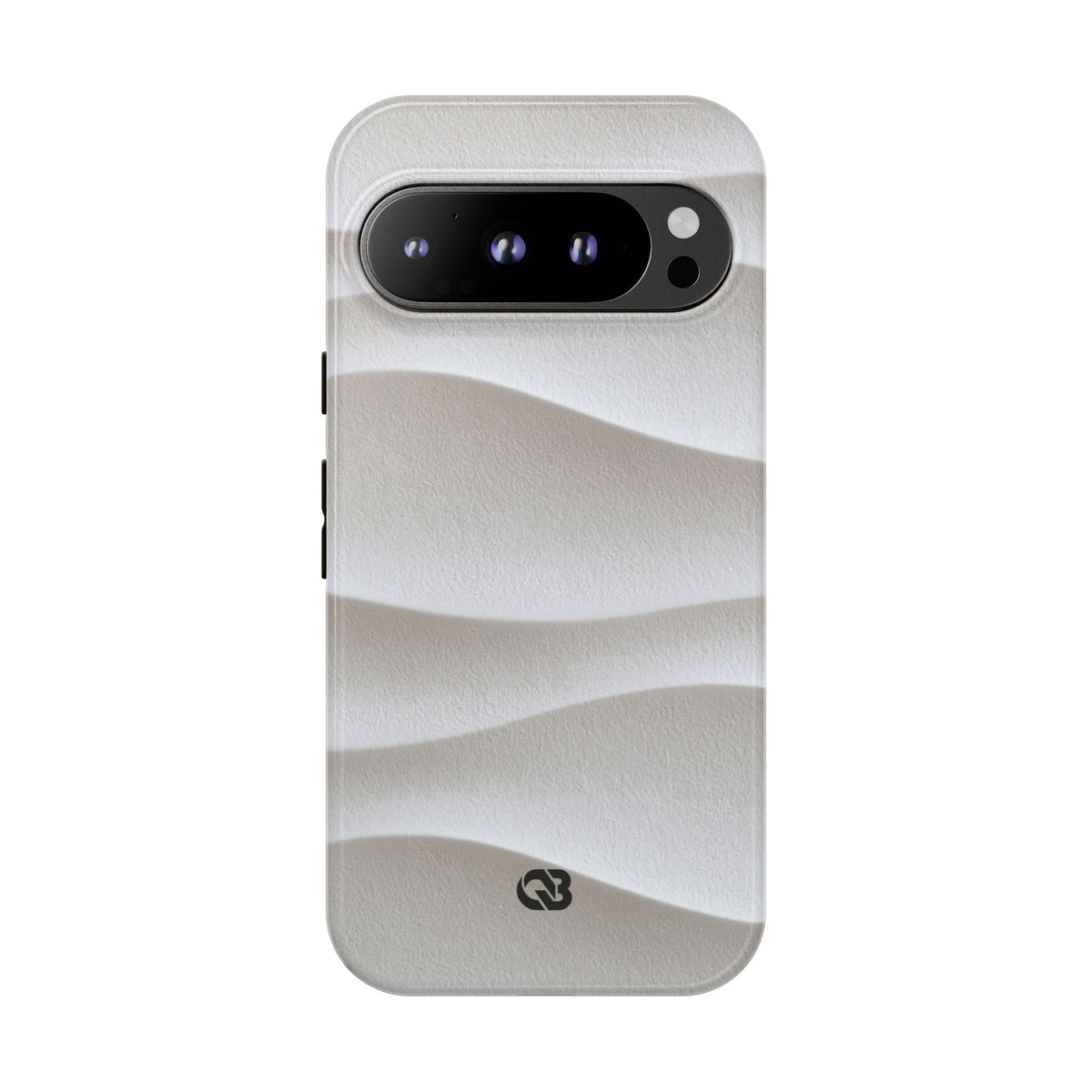 Sculpted Dune Relief · Tough Phone Case for Pixel · White