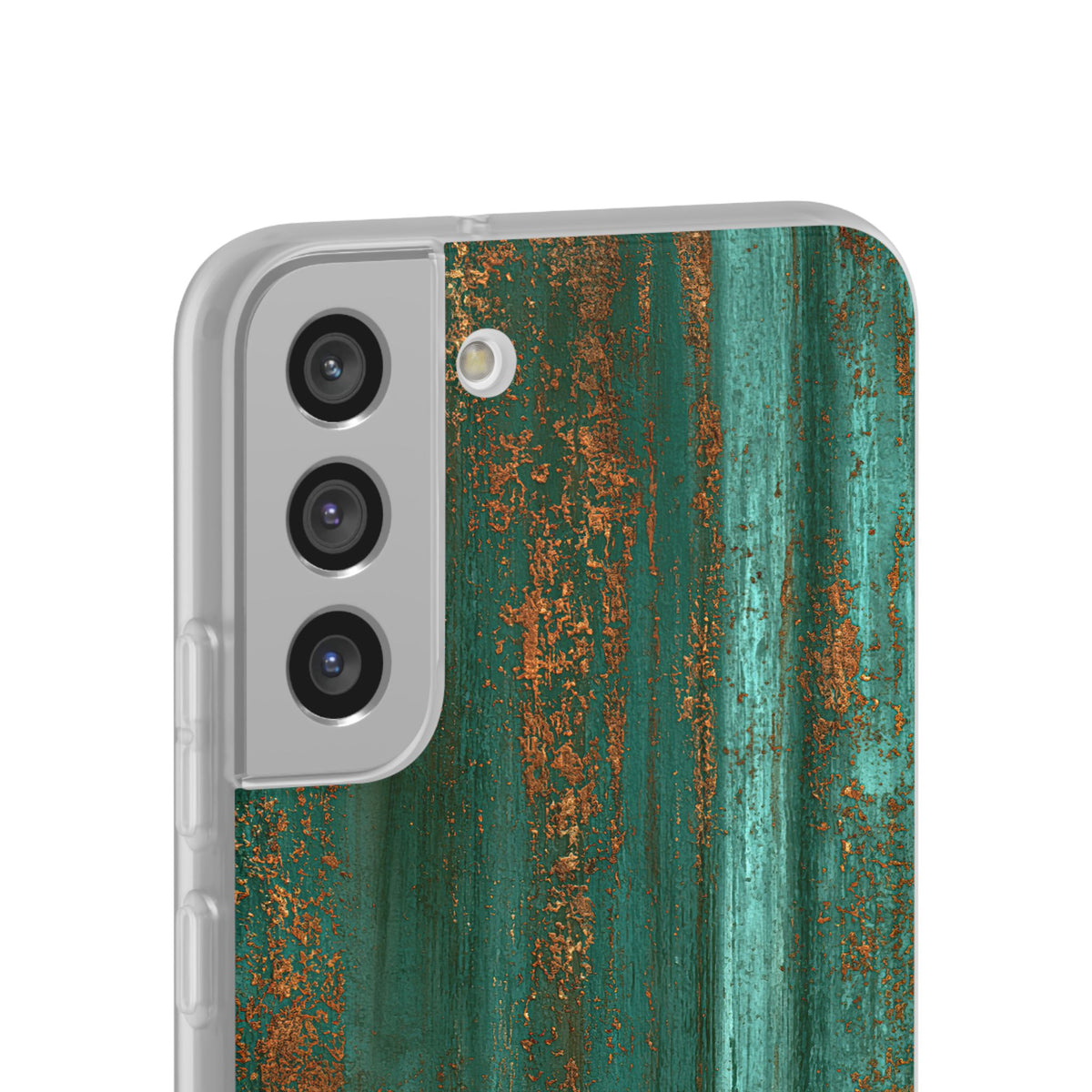 Teal Lite Phone Case for Samsung - Verdigris Copper Siding