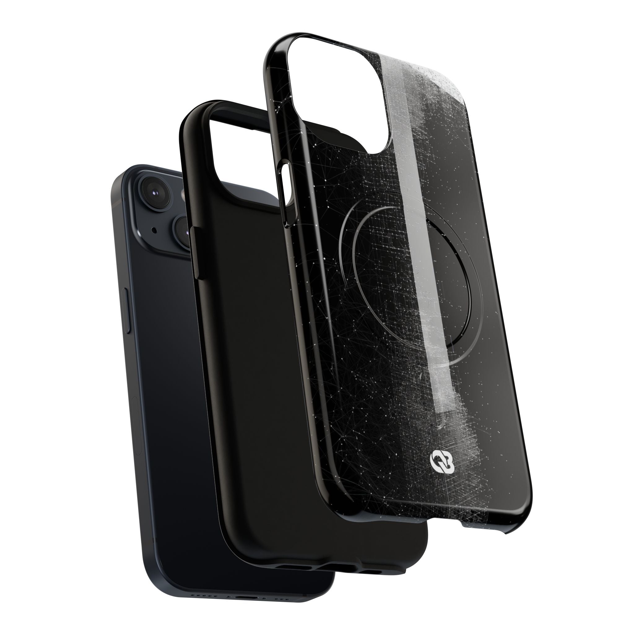Black Tough 2.0 Magsafe Phone Case for iPhone - Vector Core Monolith