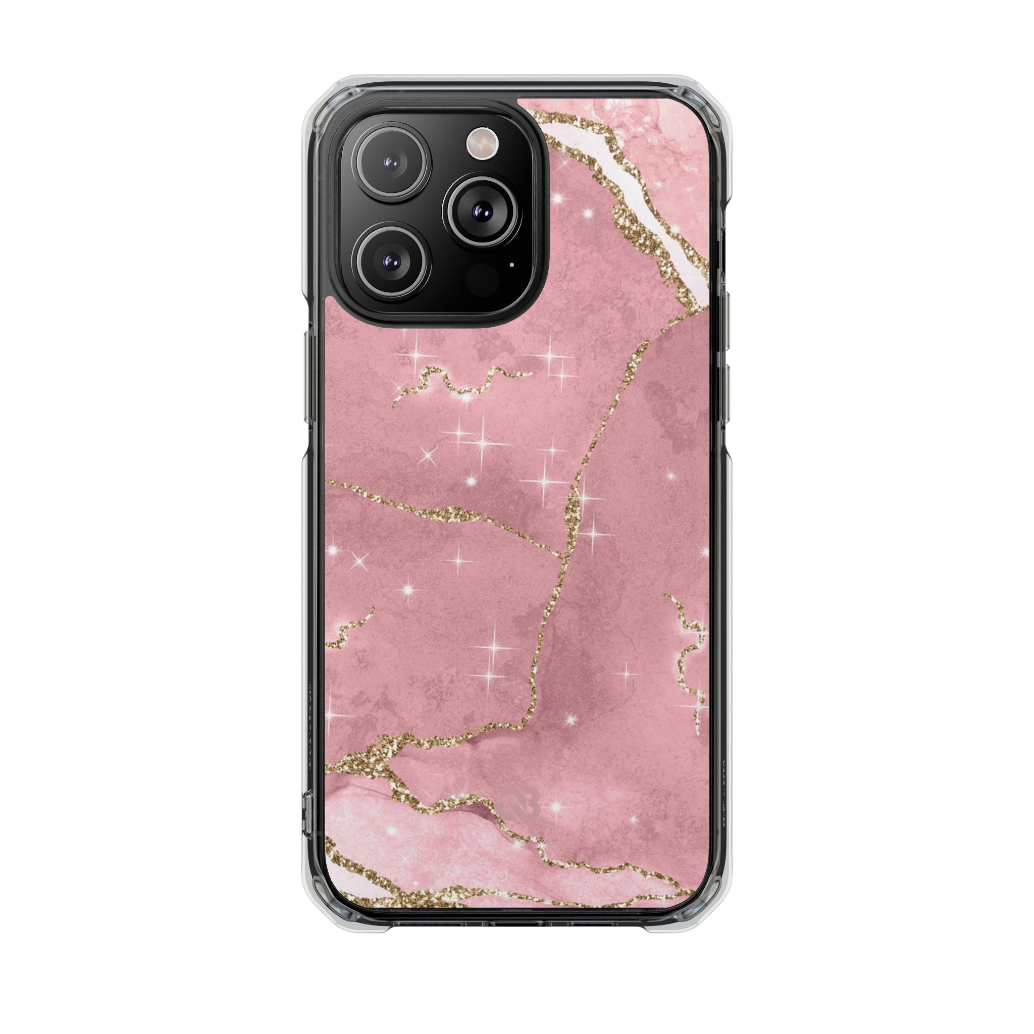 Rose Sparkle Marble · Impact Coque de téléphone pour iPhone · Magsafe