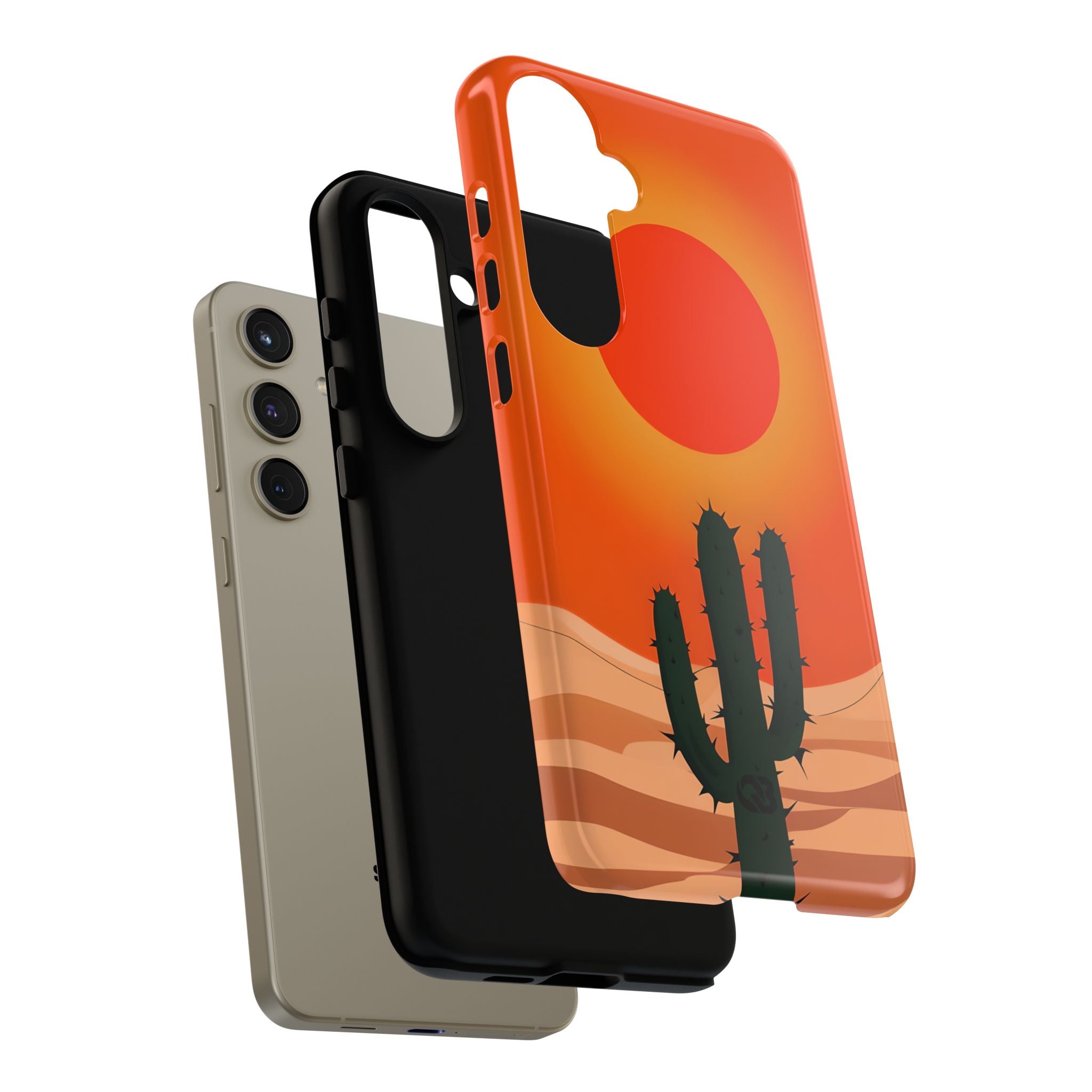 Scorched Saguaro Sunset · Tough Phone Case for Samsung