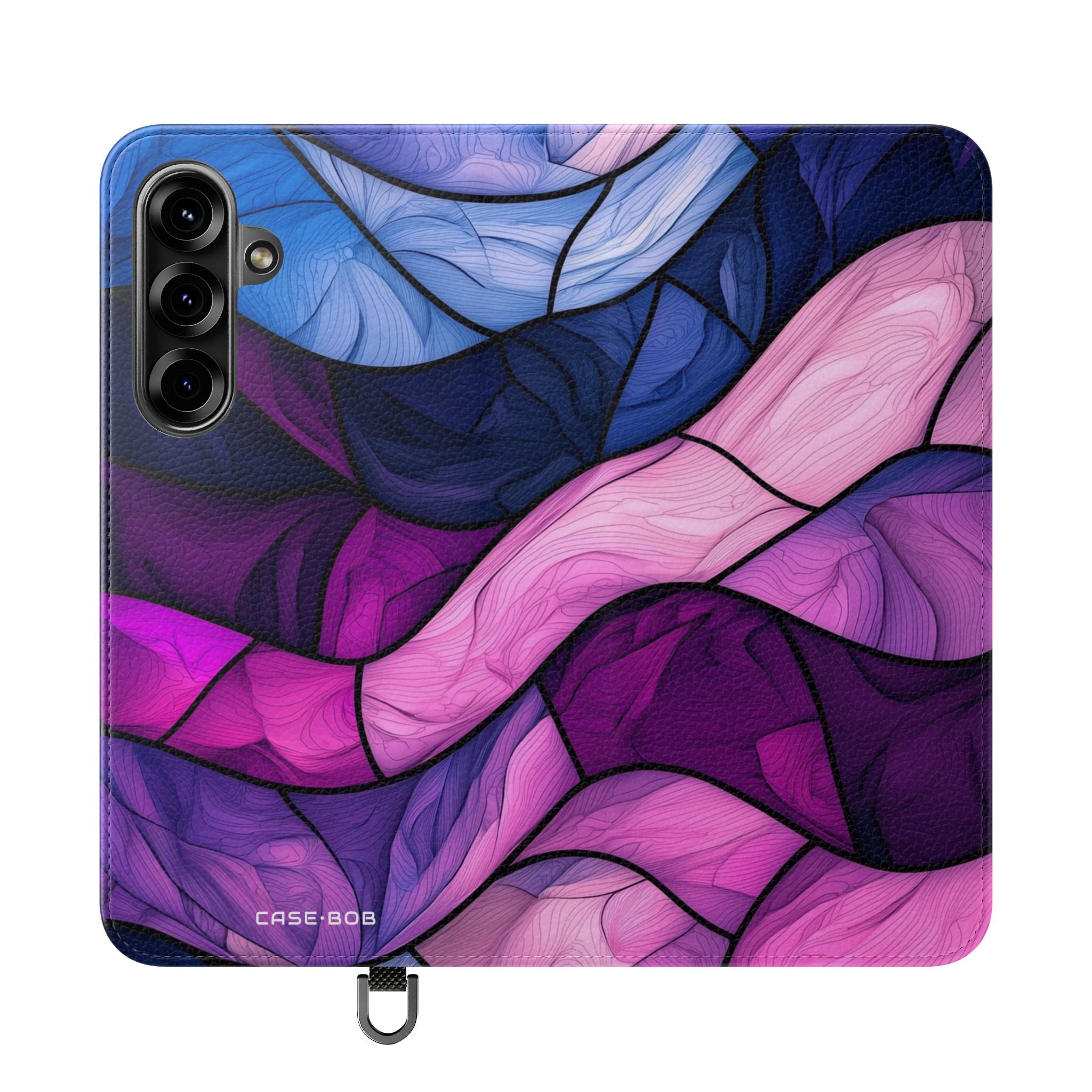 Purple Wavewood - Samsung S25+ Case - Wallet