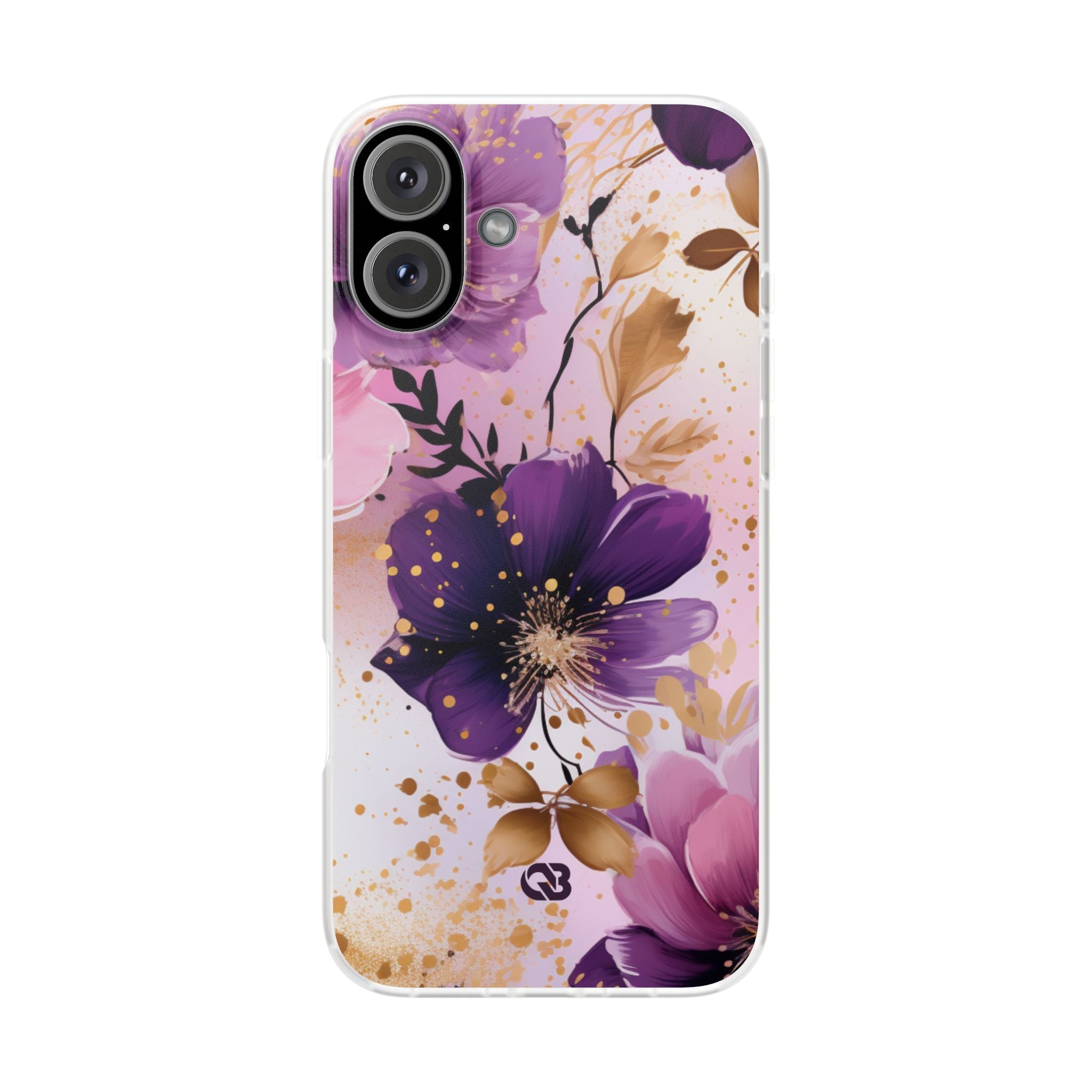 Gilded Violet Bloom · Soft Handyhülle für iPhone