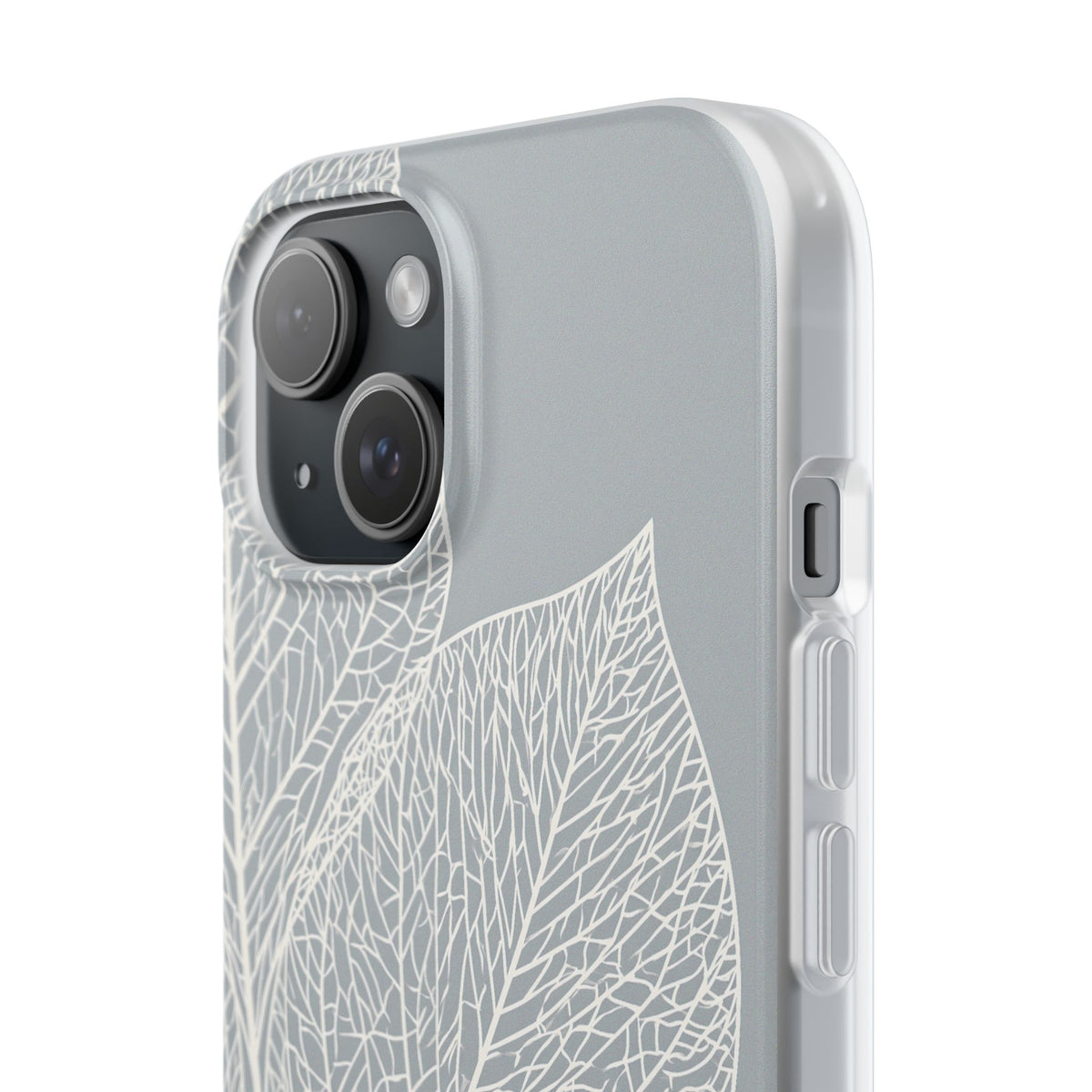 Minimal Leaf Skeleton · Lite Phone Case for iPhone · Grey