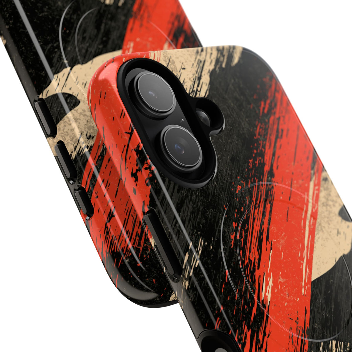 Urban Slash Camo · Tough 2.0 Magnetic Phone Case for iPhone · Black