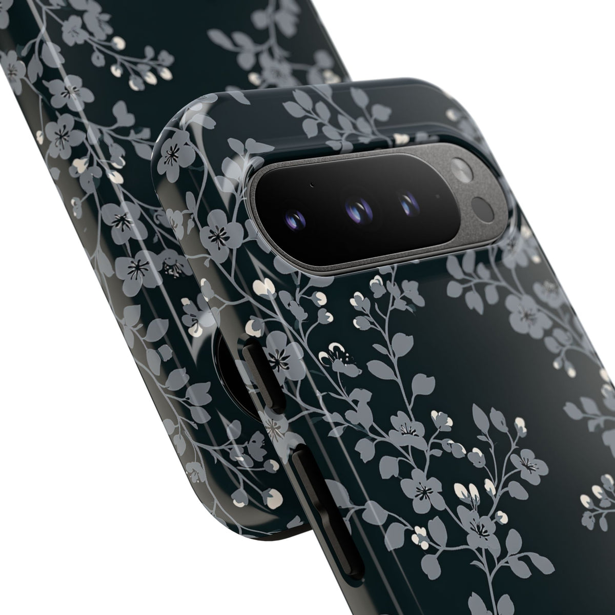 Nocturne Blossom Branch · Tough Phone Case for Pixel · Black