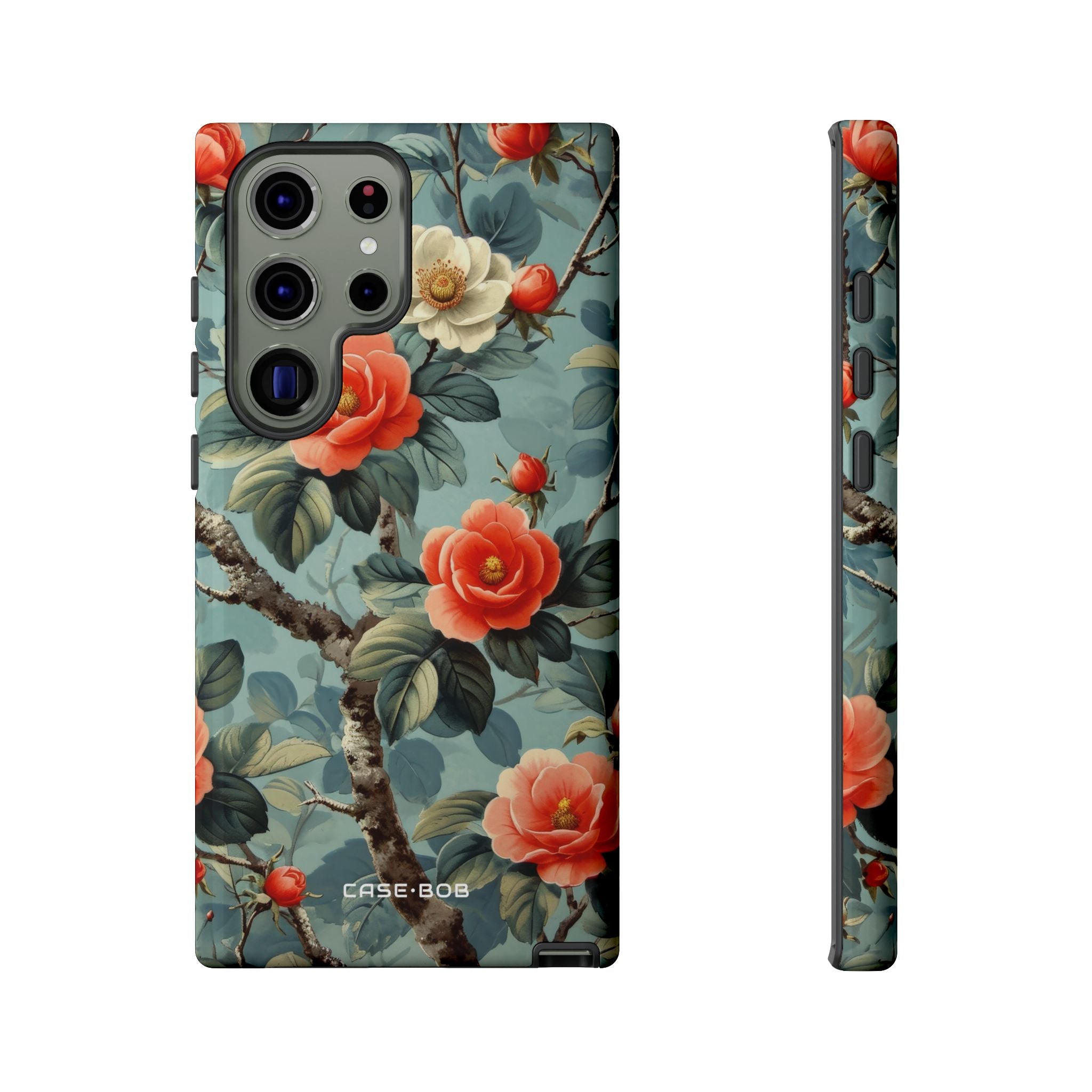 Coral Bloom Samsung S23 Ultra Cover - Tough