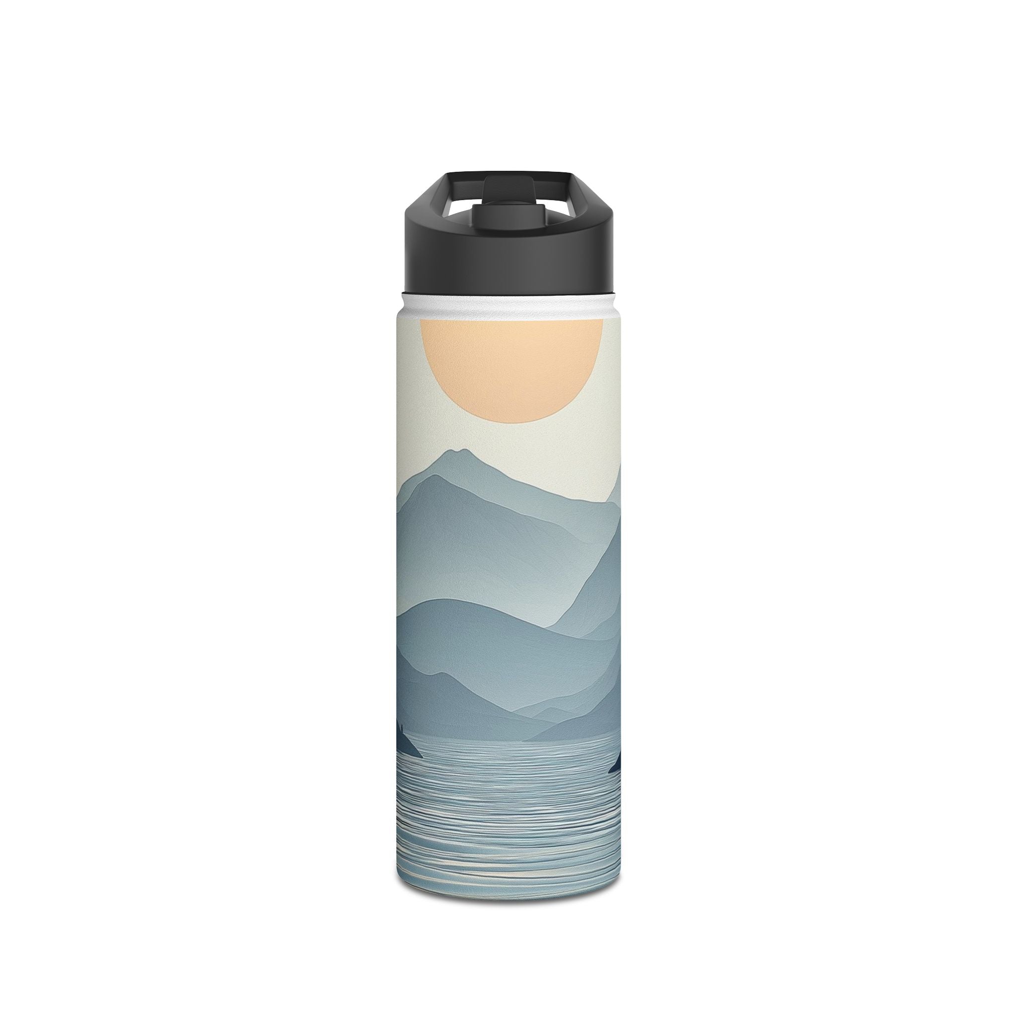 Pale Sun Horizon - Stainless Steel Water Bottle