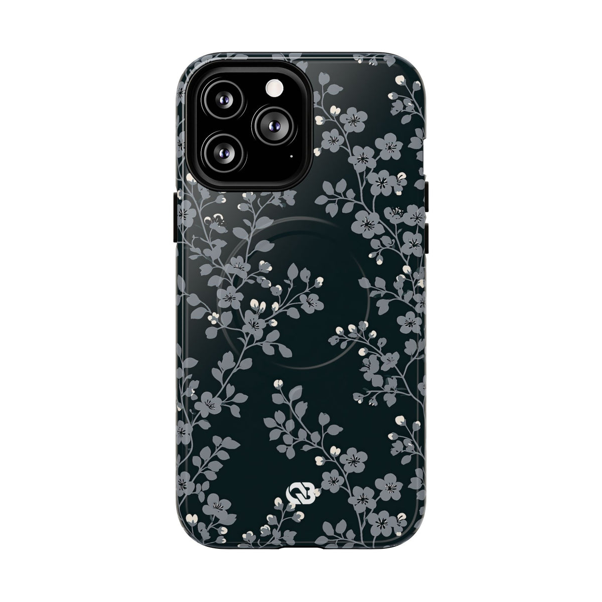 Nocturne Blossom Branch · Tough 2.0 Magnetic Phone Case for iPhone · Black